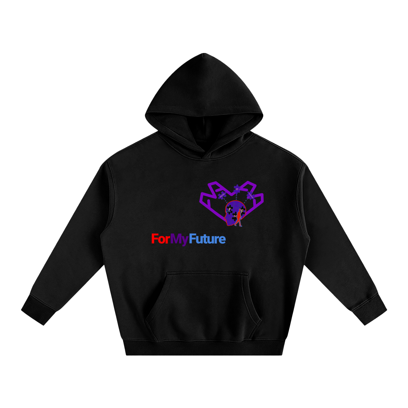 “Purple Heart” Oversize Hoodie