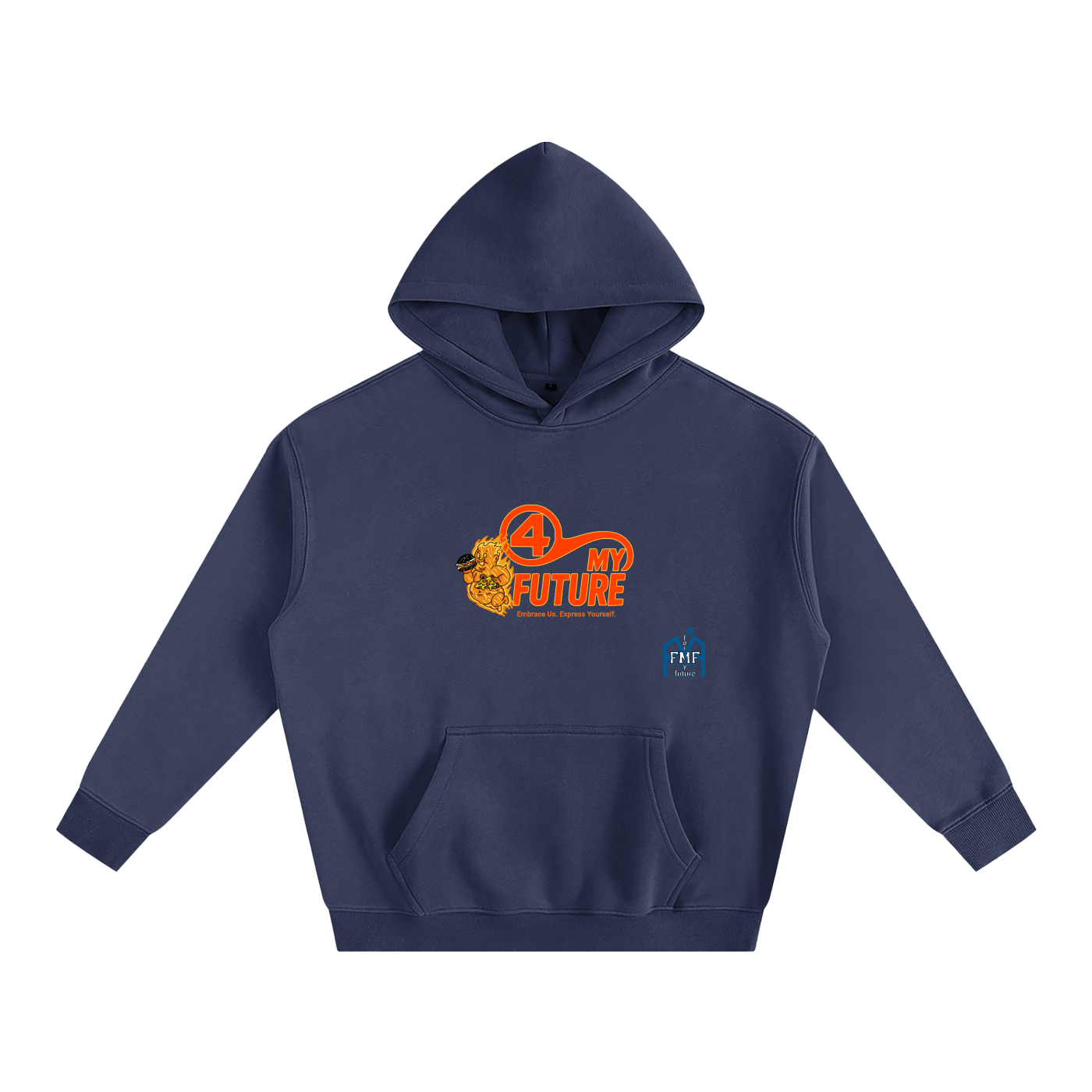 “The Human Torch” Oversize Fleeced Hoodie