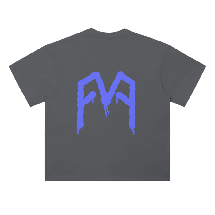 “Graffiti” (Blue) Drop Shoulder T-Shirt