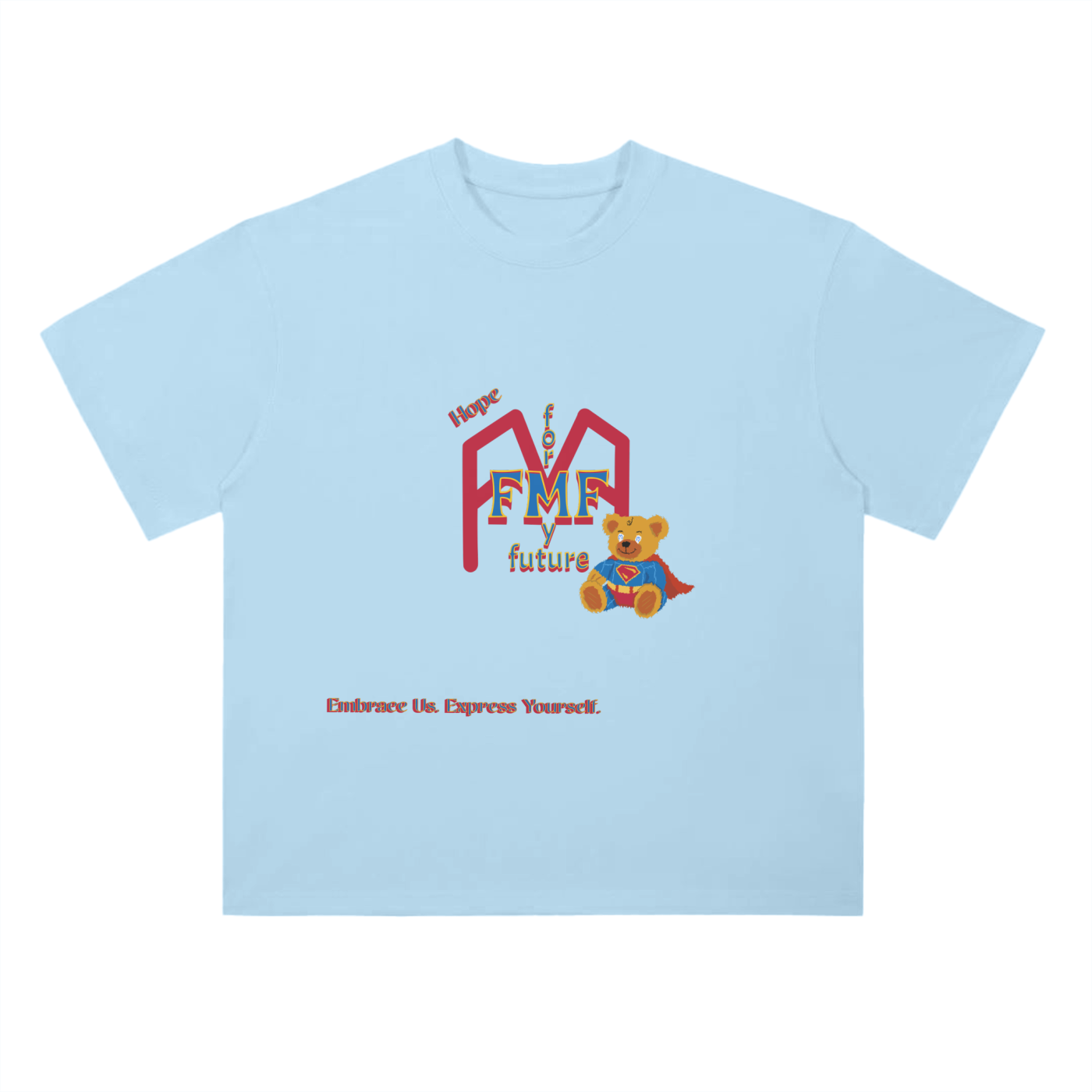 “Super Teddy” Drop Shoulder T-Shirt