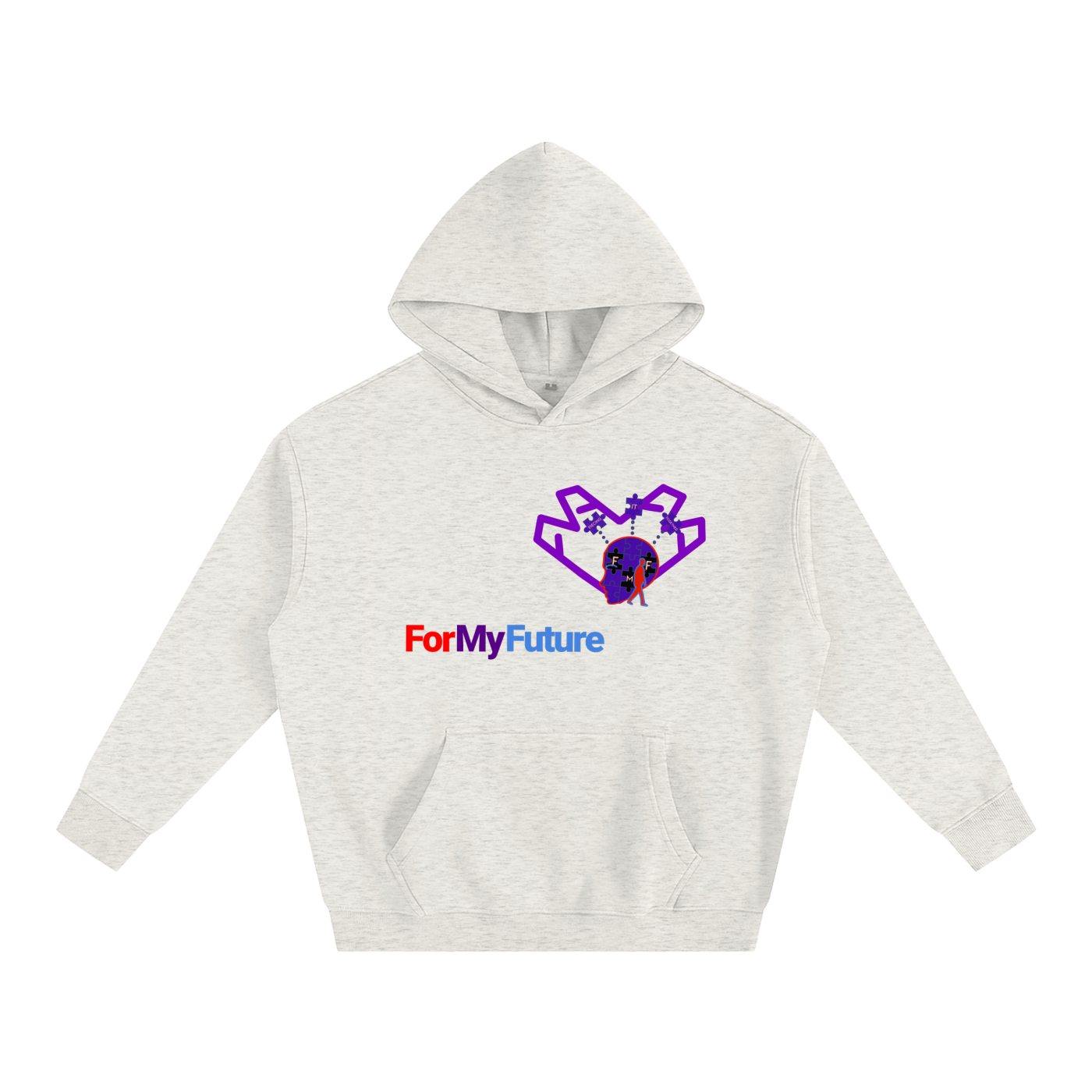 “Purple Heart” Oversize Hoodie