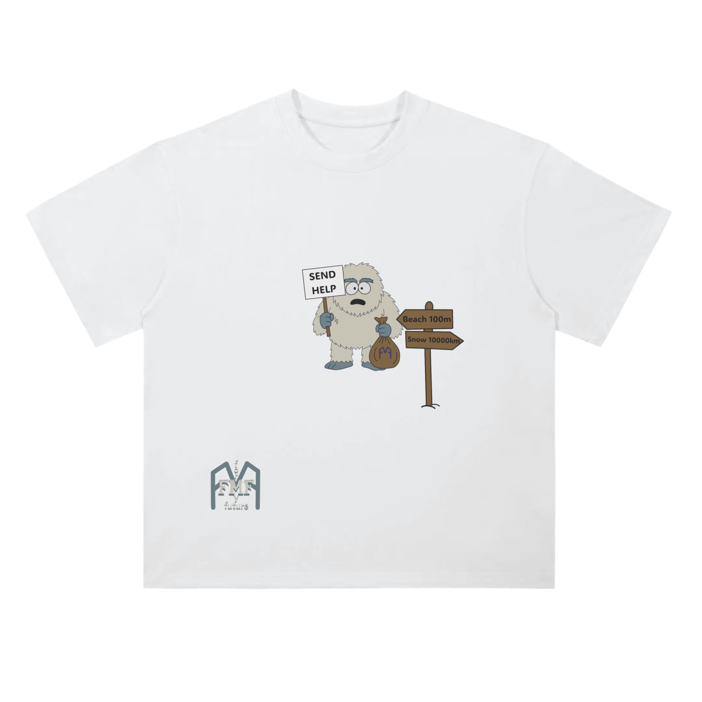 “Send Help” Drop Shoulder T-Shirt