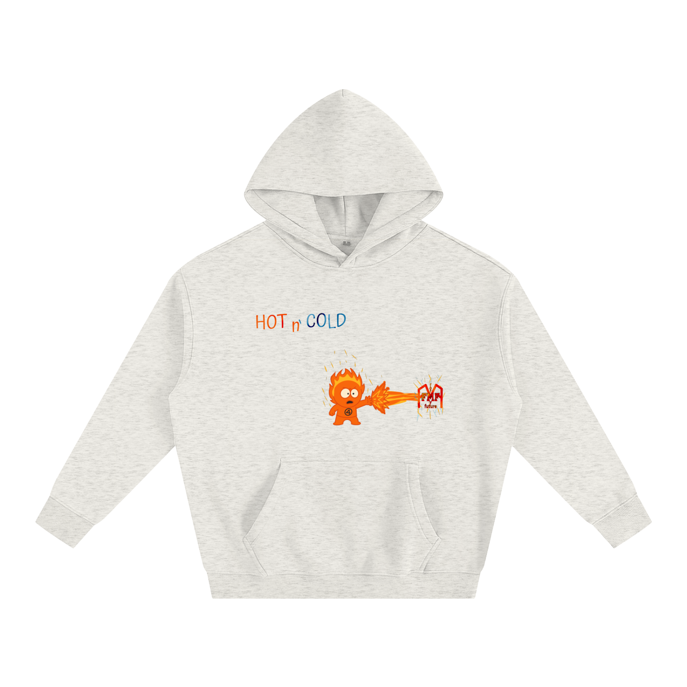 “Hot” Oversize Fleeced Hoodie