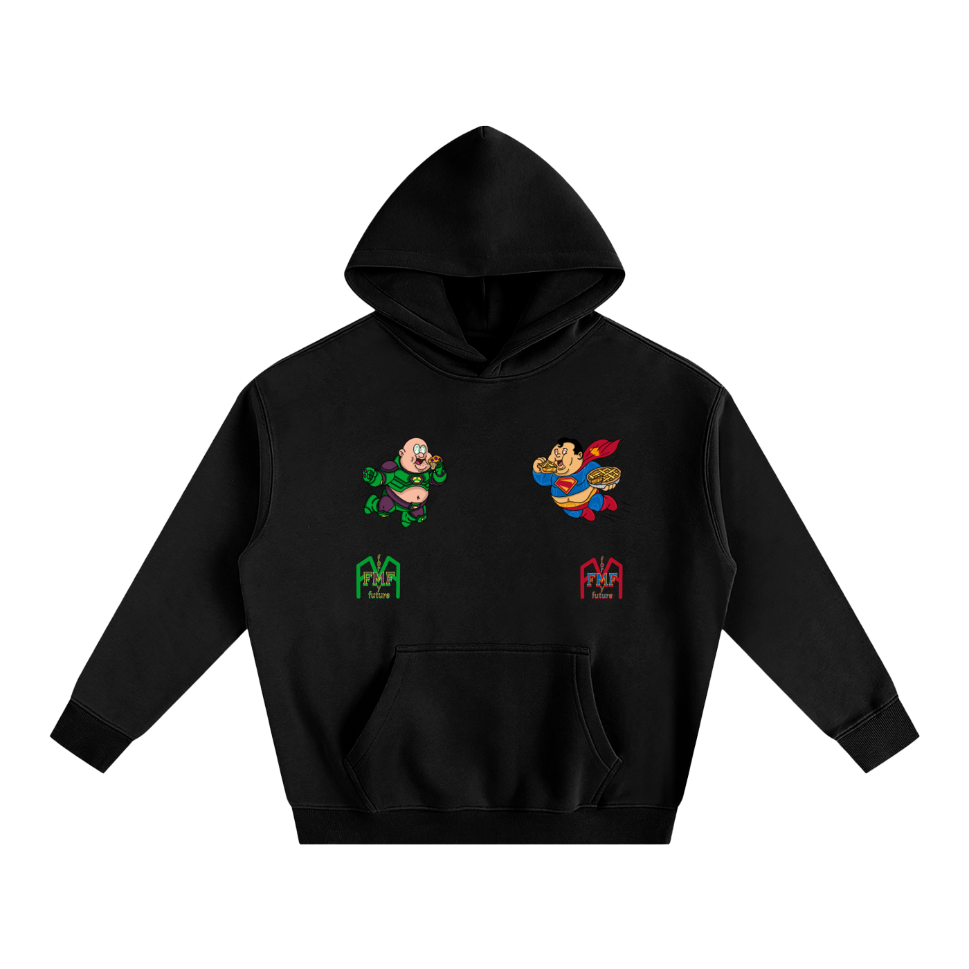 “Versus #1” Oversize Fleeced Hoodie