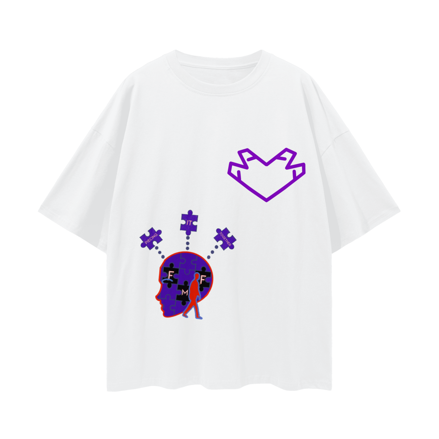 “Piecing It Together” Oversize Tee