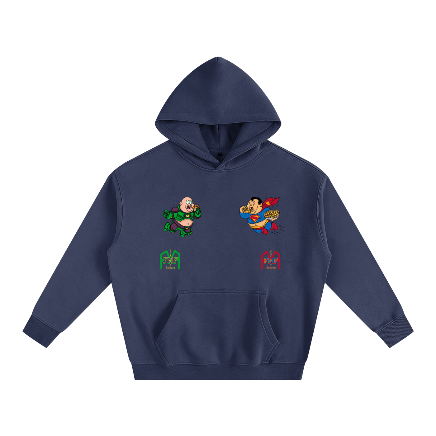“Versus #1” Oversize Fleeced Hoodie
