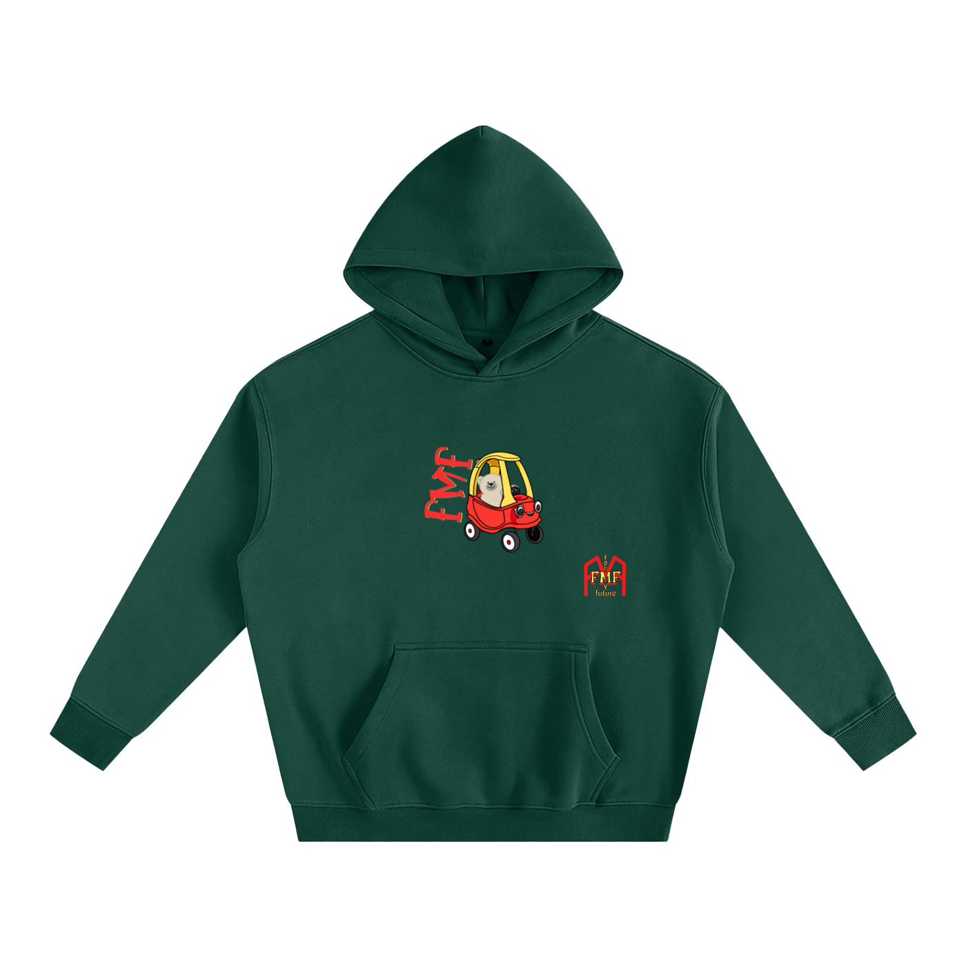 “We Drive” Oversize Fleeced Hoodie