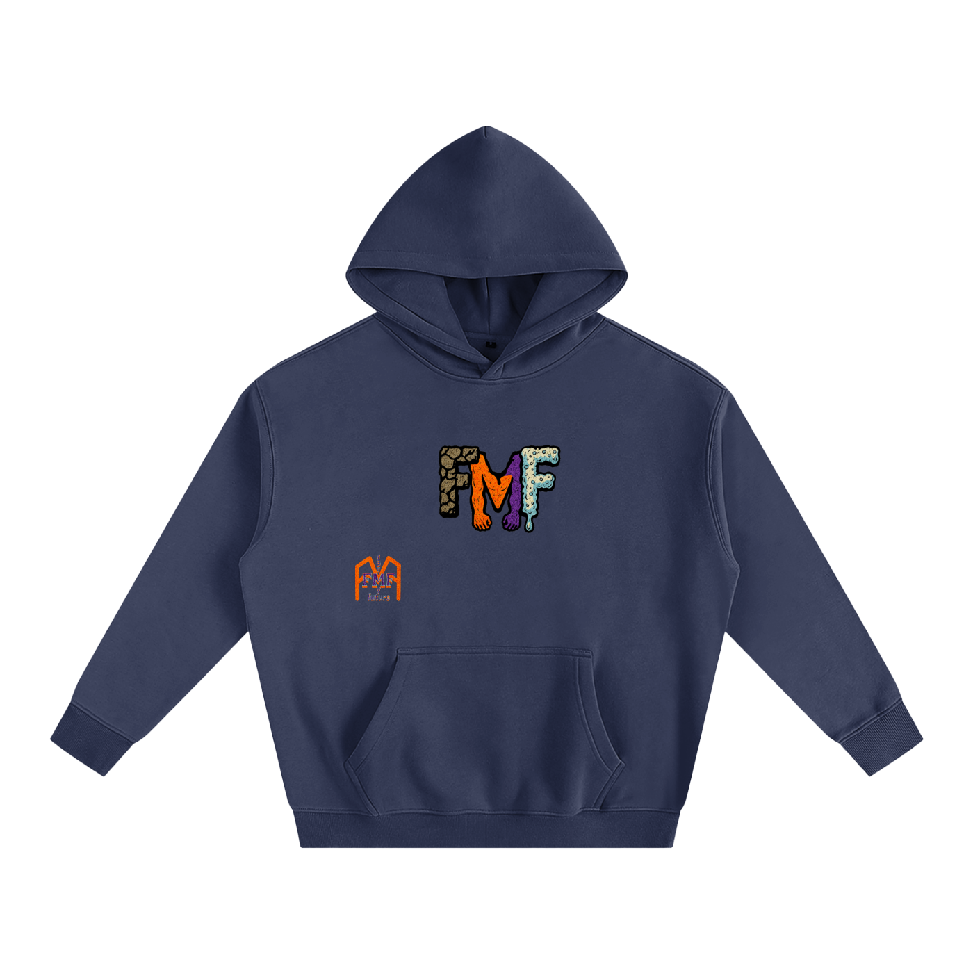 “Element Man” Oversize Fleeced Hoodie