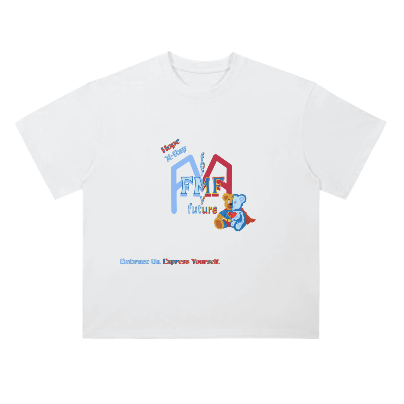 “Super Teddy” (X-Ray) Drop Shoulder T-Shirt
