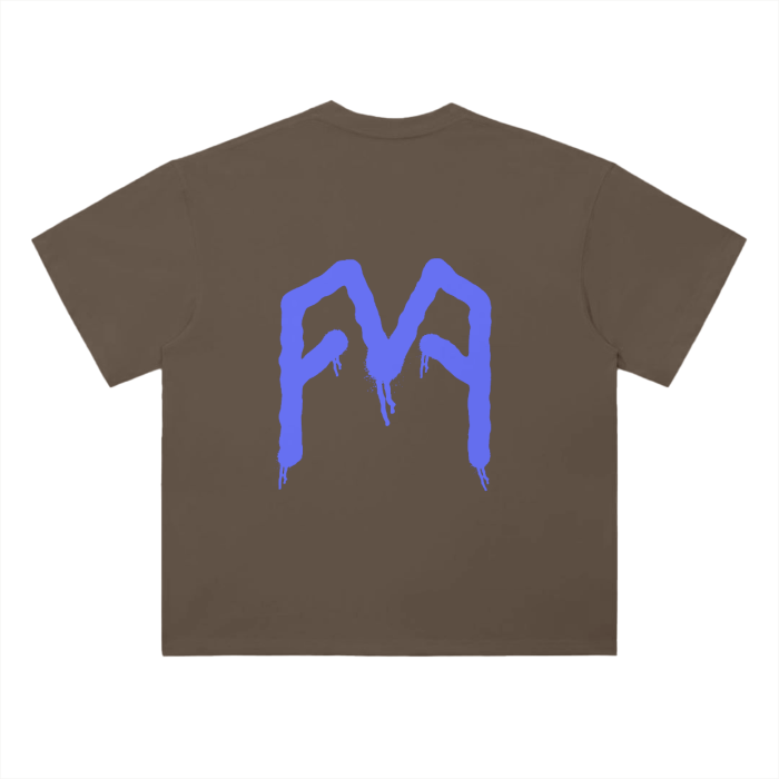 “Graffiti” (Blue) Drop Shoulder T-Shirt