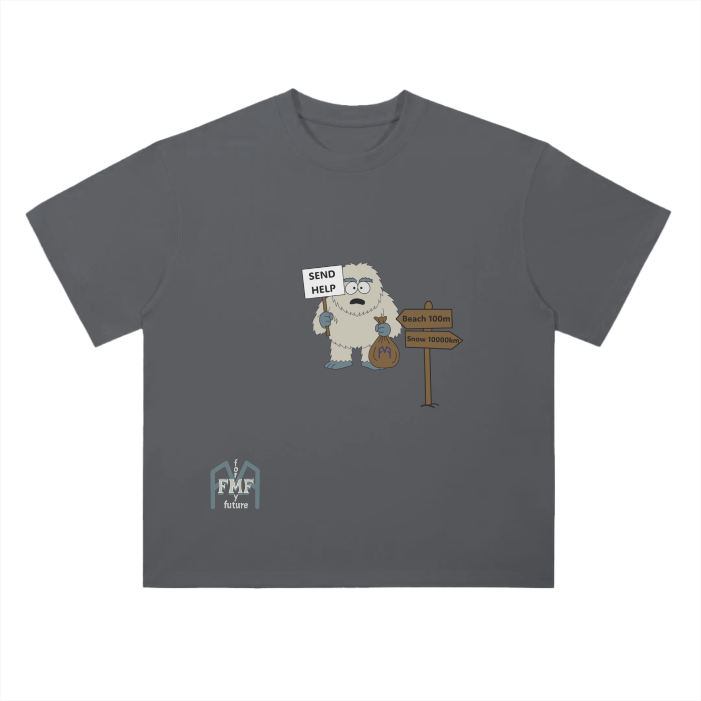 “Send Help” Drop Shoulder T-Shirt