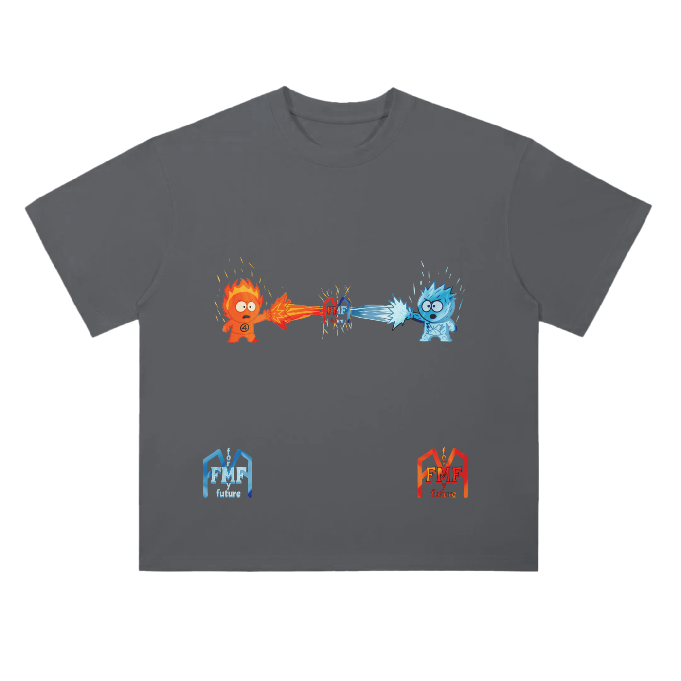 “Hot n’ Cold” Drop Shoulder T-Shirt