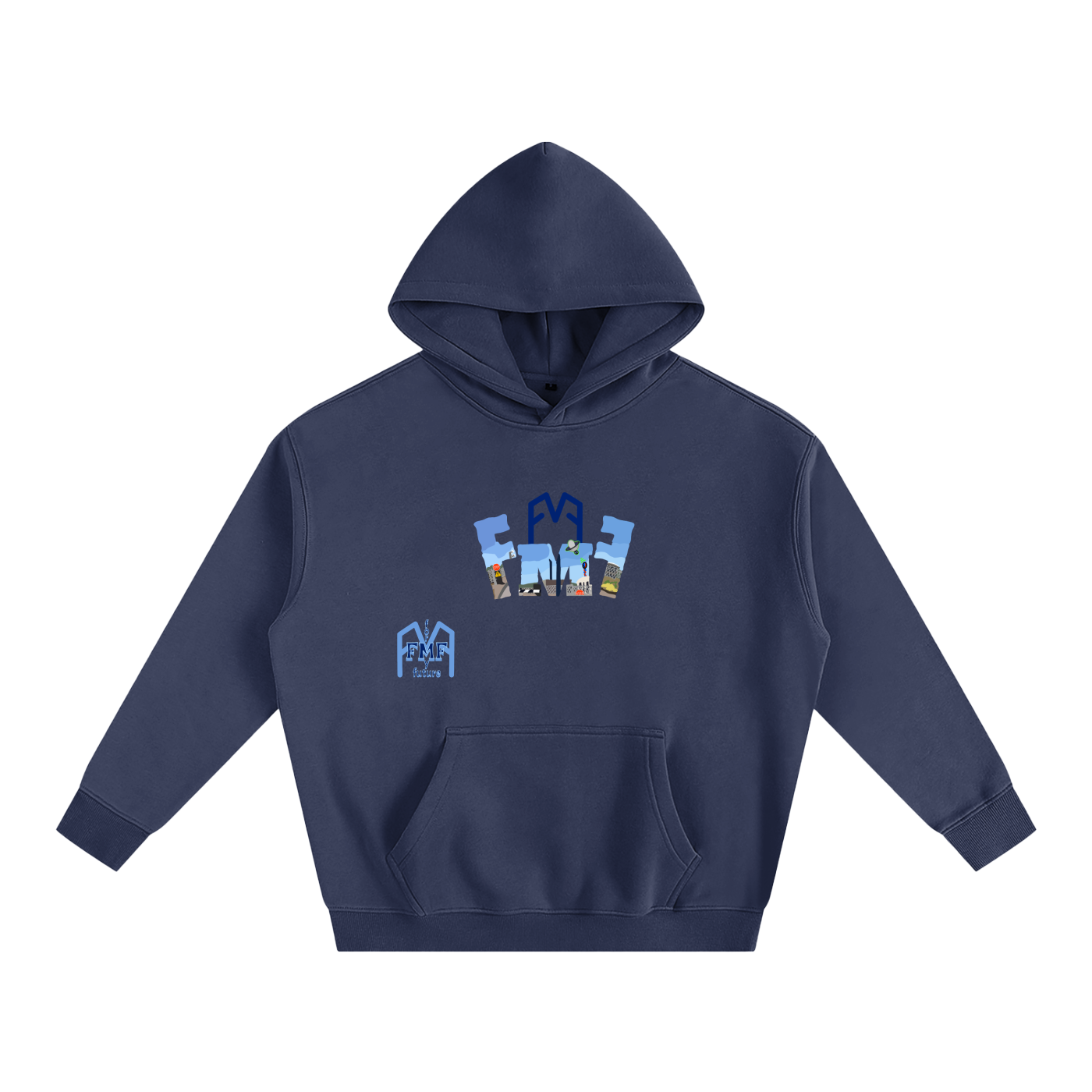 “Area 51” Oversize Fleeced Hoodie