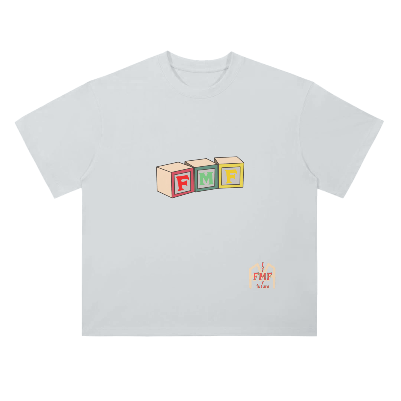 “Building Blocks #2” Drop Shoulder T-Shirt