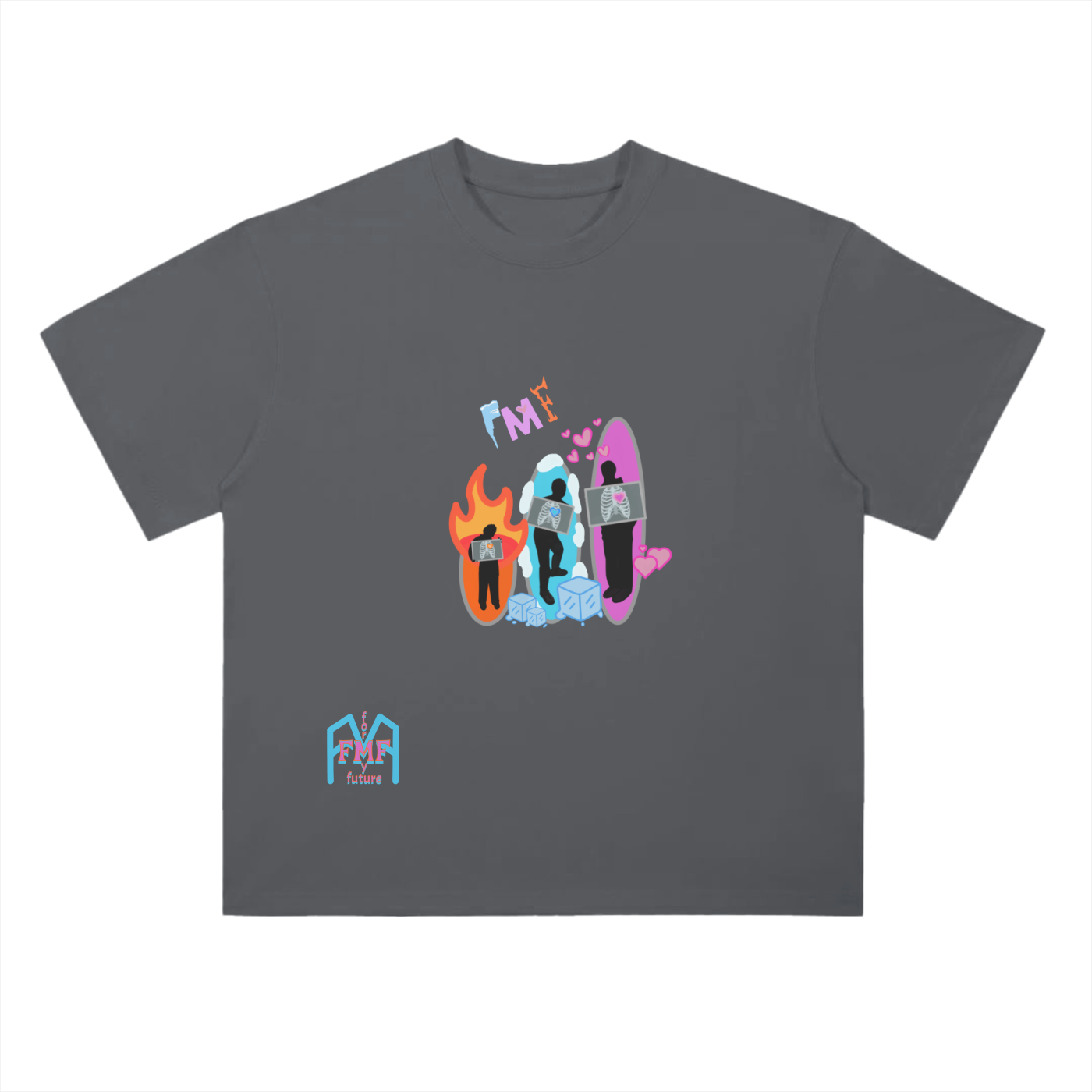 “Silhouettes” Drop Shoulder T-Shirt