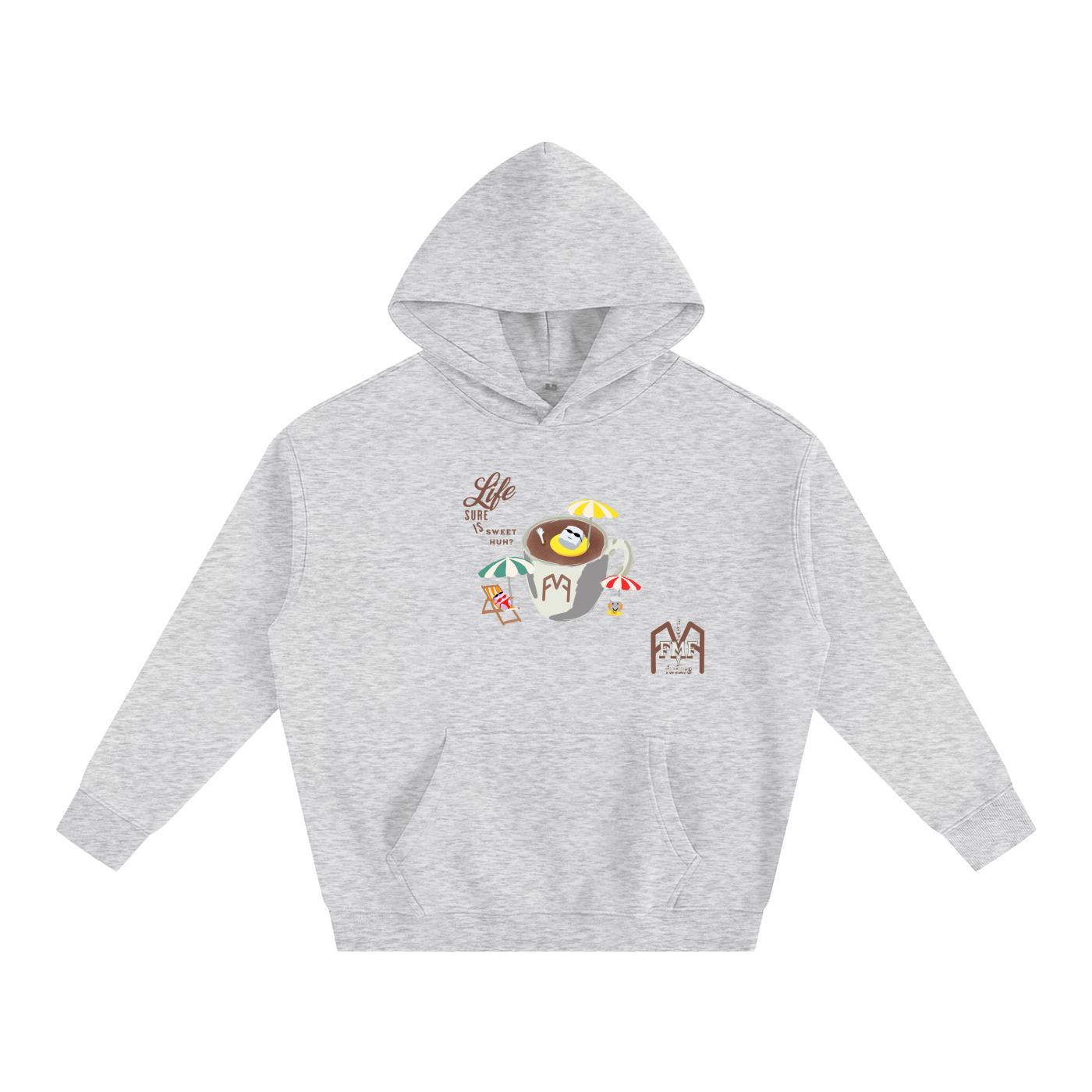 “Sure Is Sweet” Oversize Fleeced Hoodie