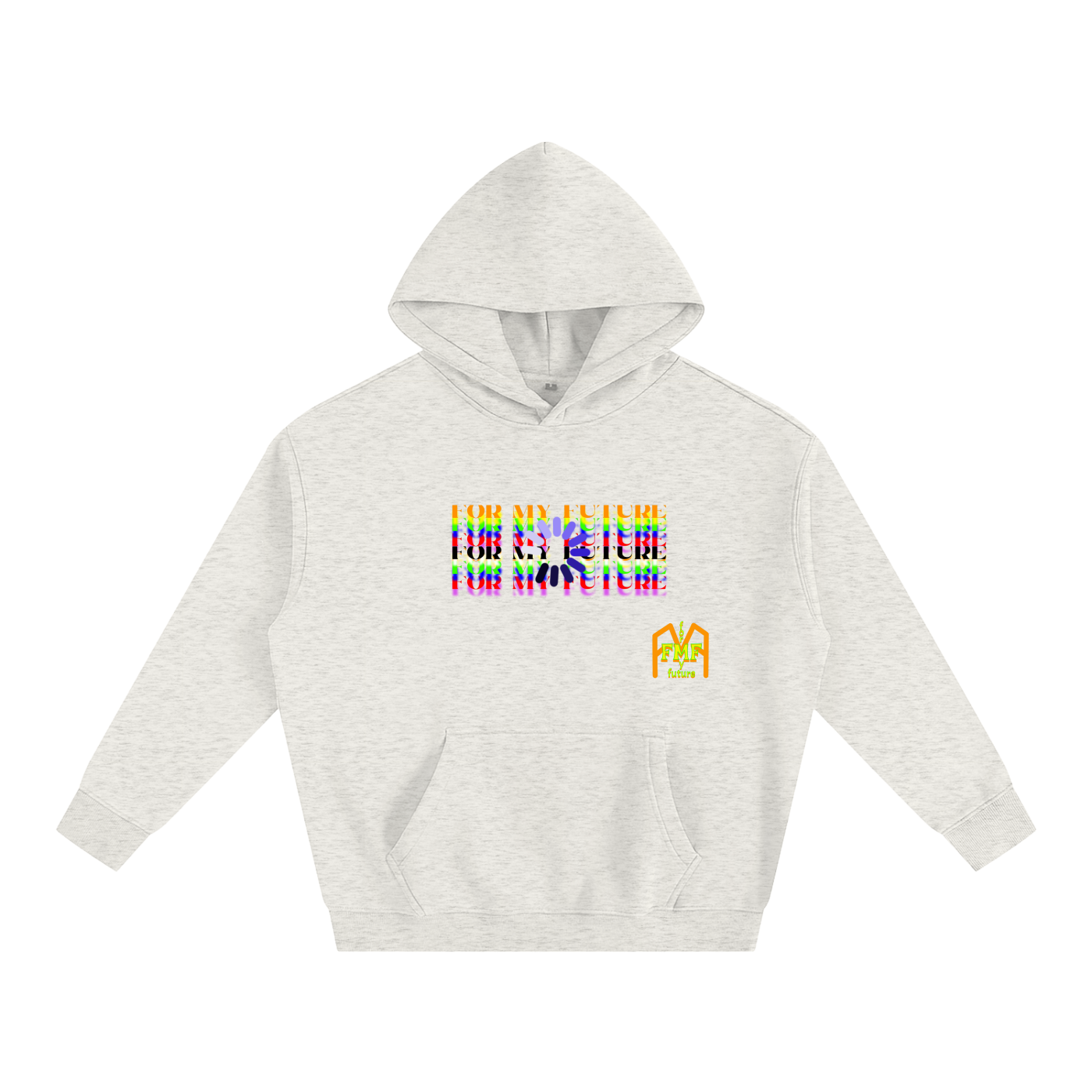 “Buffering” Oversize Fleeced Hoodie