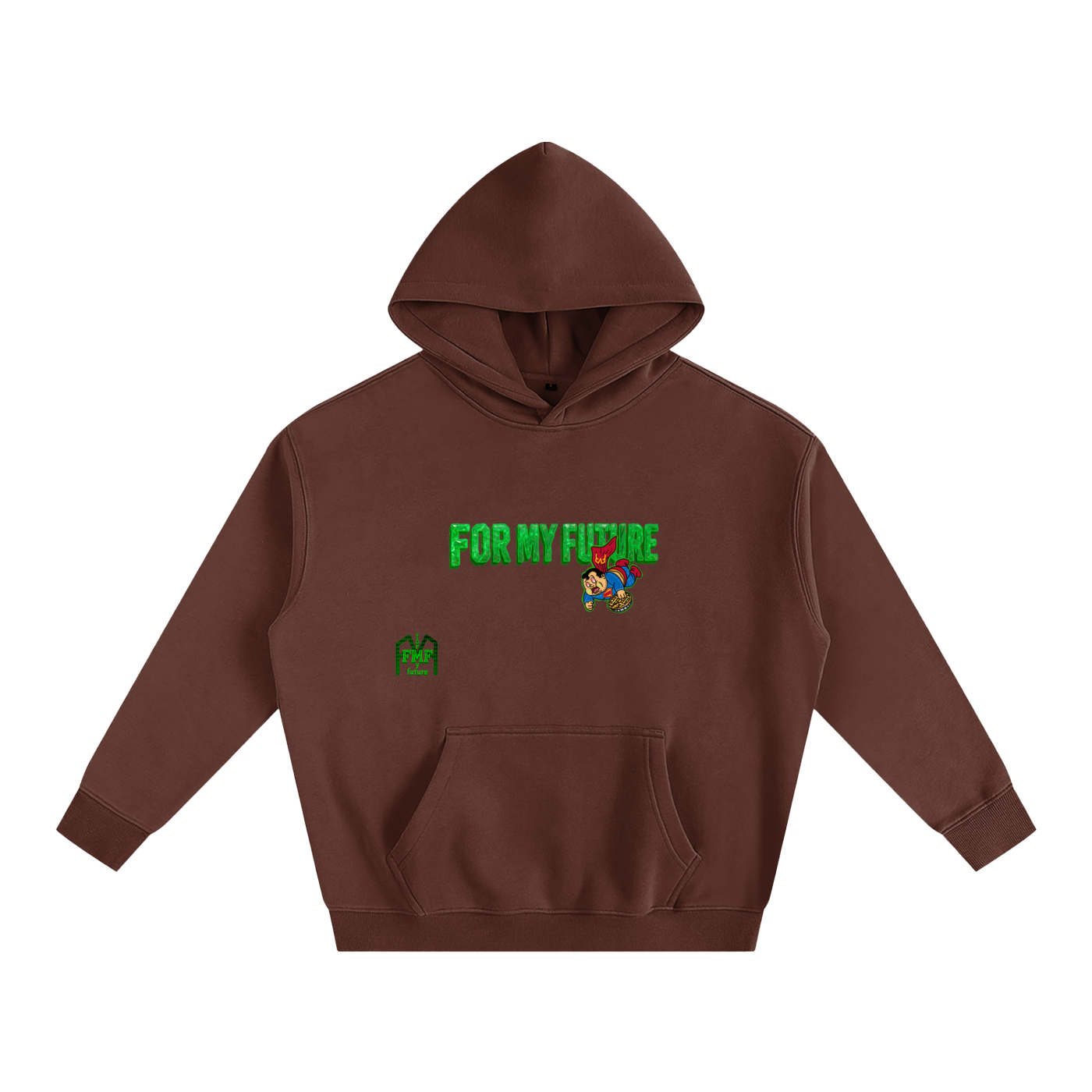 “Poisoned” Oversize Fleeced Hoodie