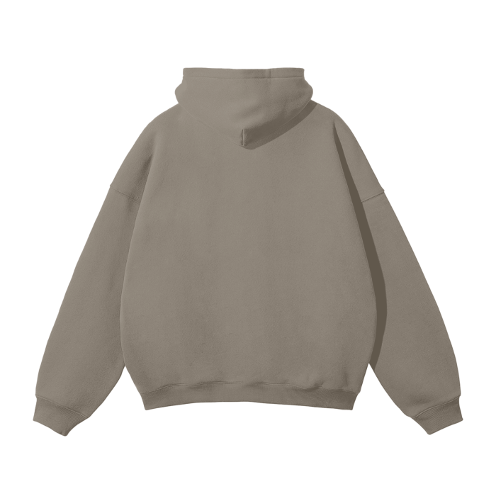 “FMF Shadows” (Brown) Oversized Fleece Hoodie