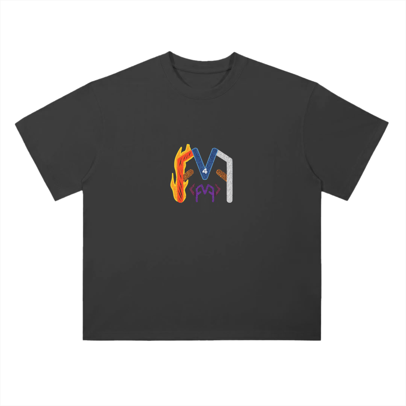 “Cosmic Rays” Drop Shoulder T-Shirt