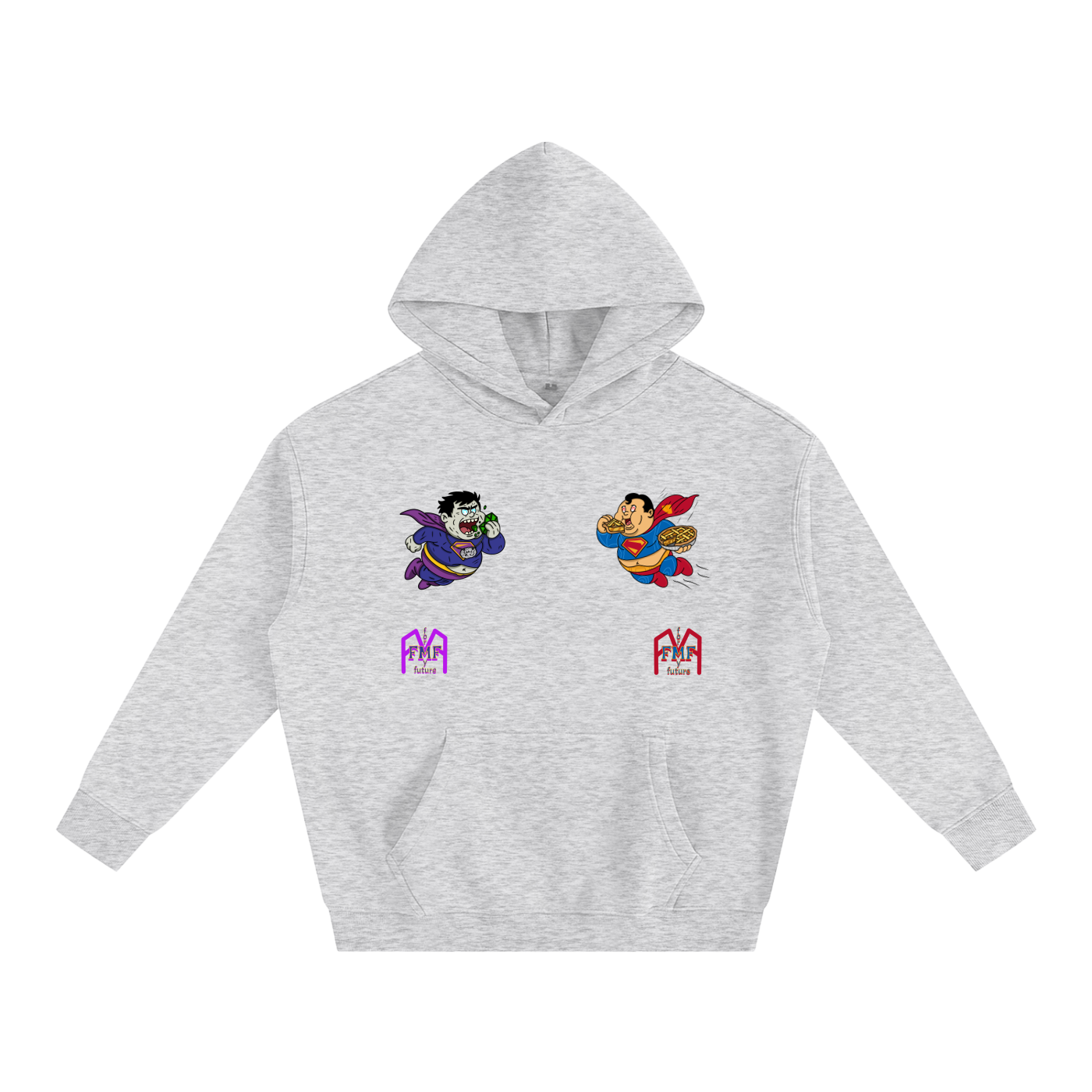 “Versus #2” Oversize Fleeced Hoodie