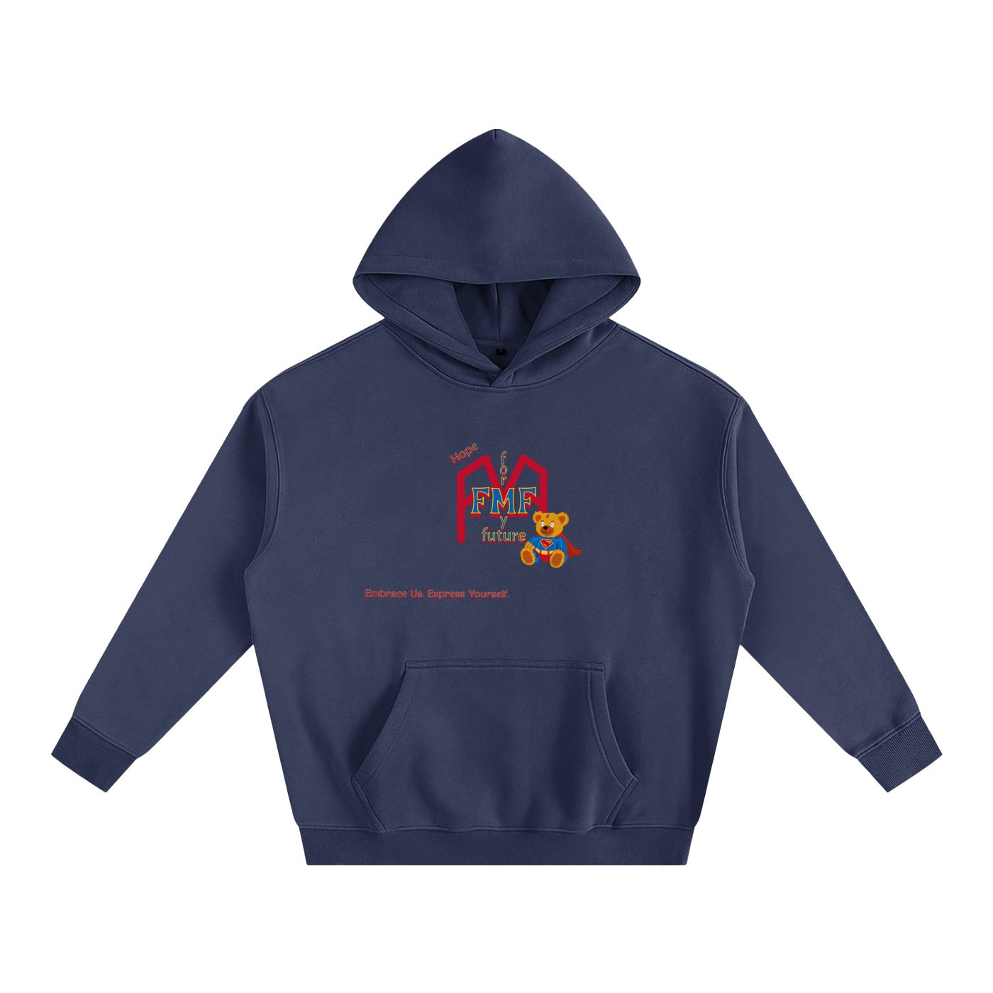 “Super Teddy” Oversize Fleeced Hoodie