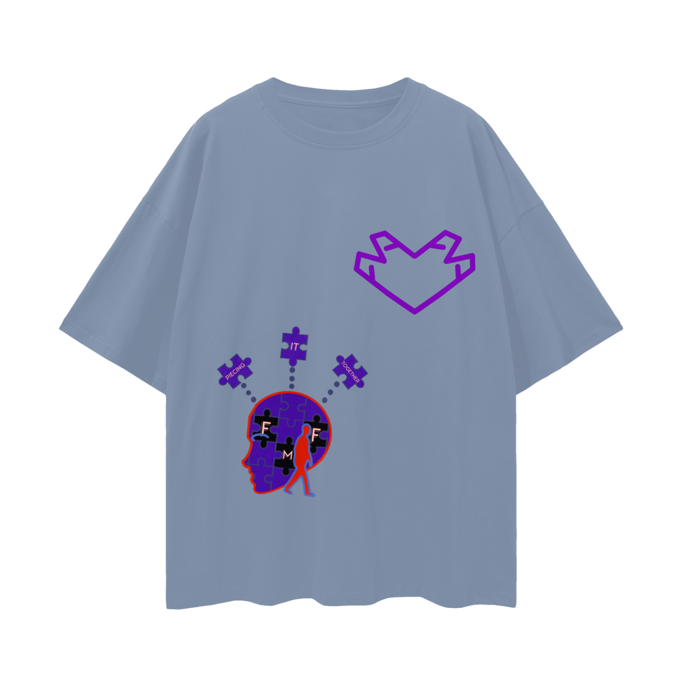 “Piecing It Together” Oversize Tee