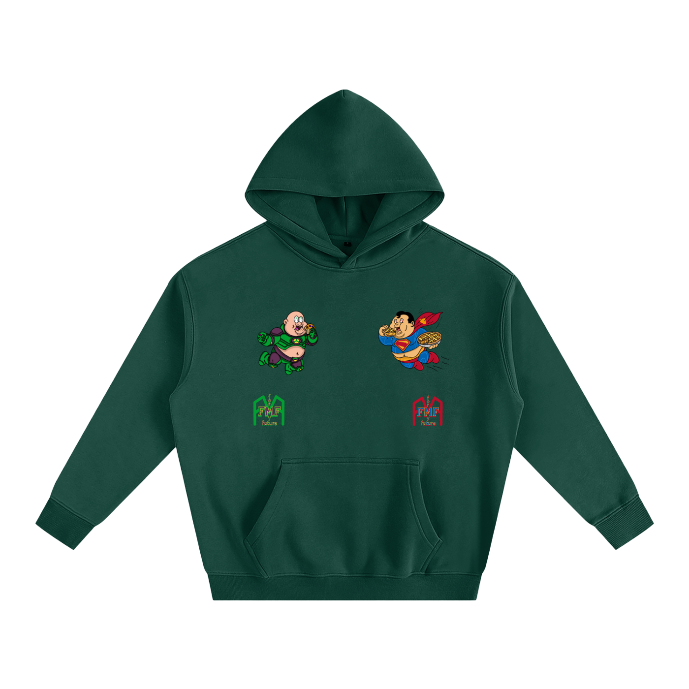 “Versus #1” Oversize Fleeced Hoodie