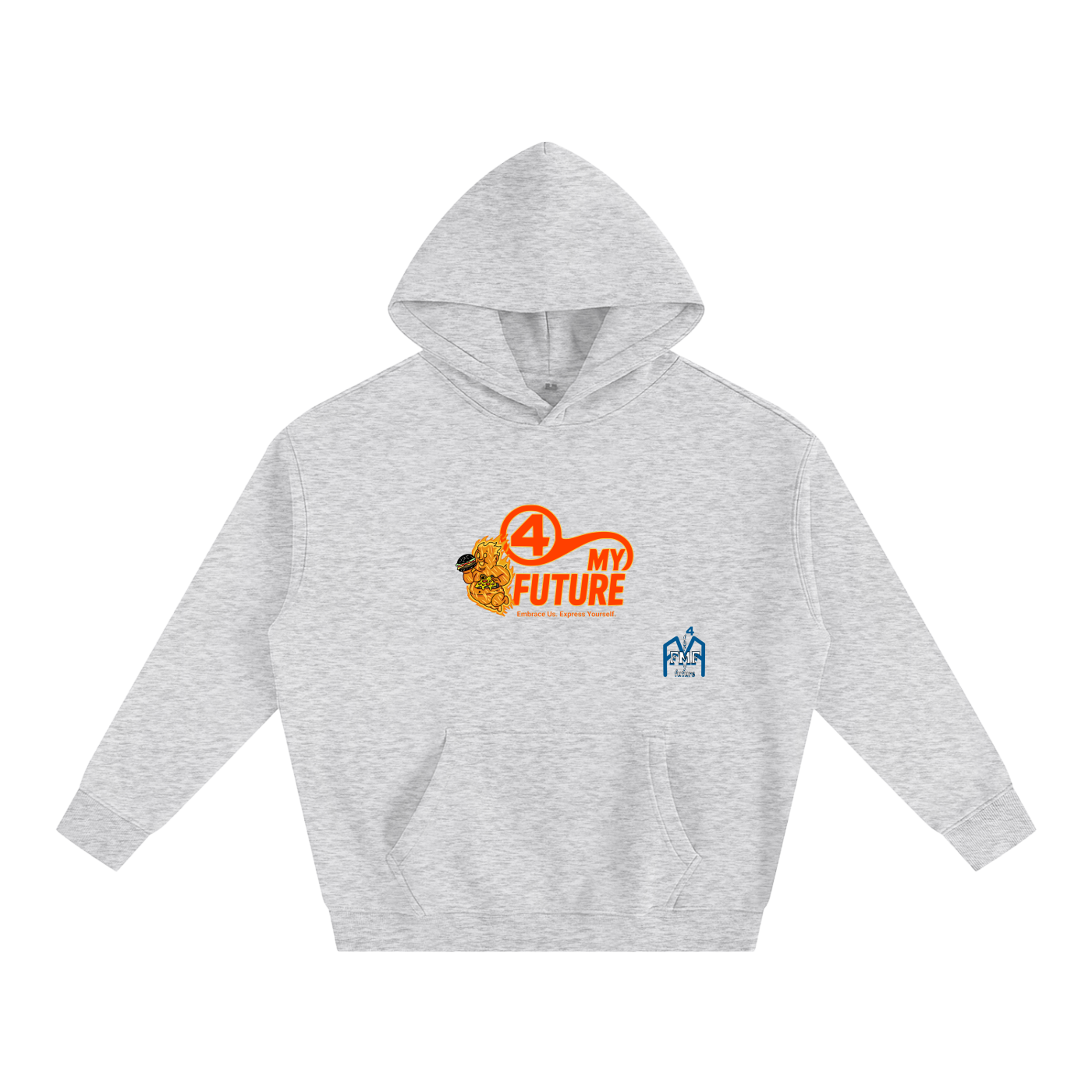“The Human Torch” Oversize Fleeced Hoodie
