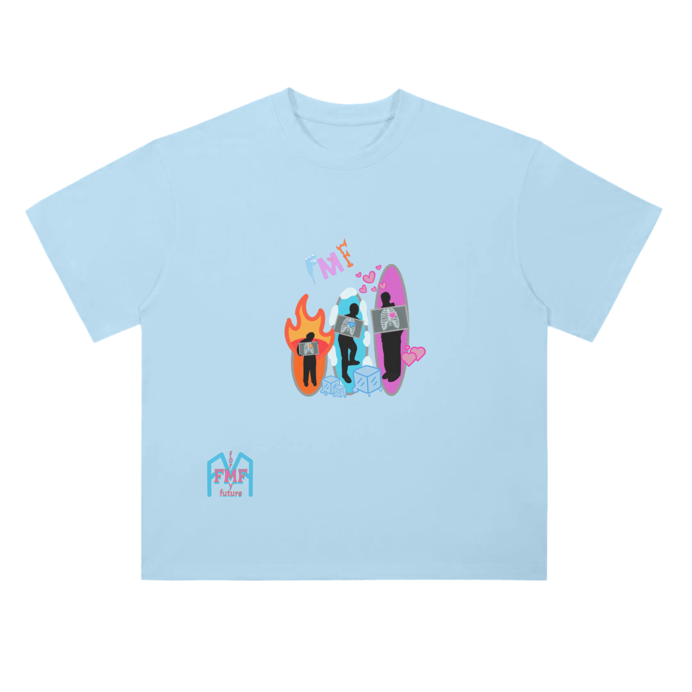 “Silhouettes” Drop Shoulder T-Shirt