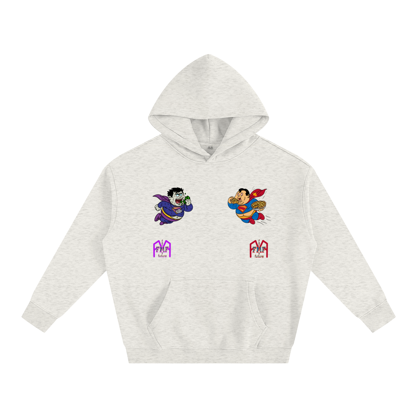 “Versus #2” Oversize Fleeced Hoodie