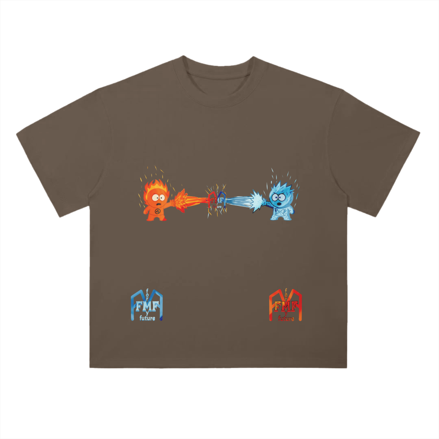 “Hot n’ Cold” Drop Shoulder T-Shirt