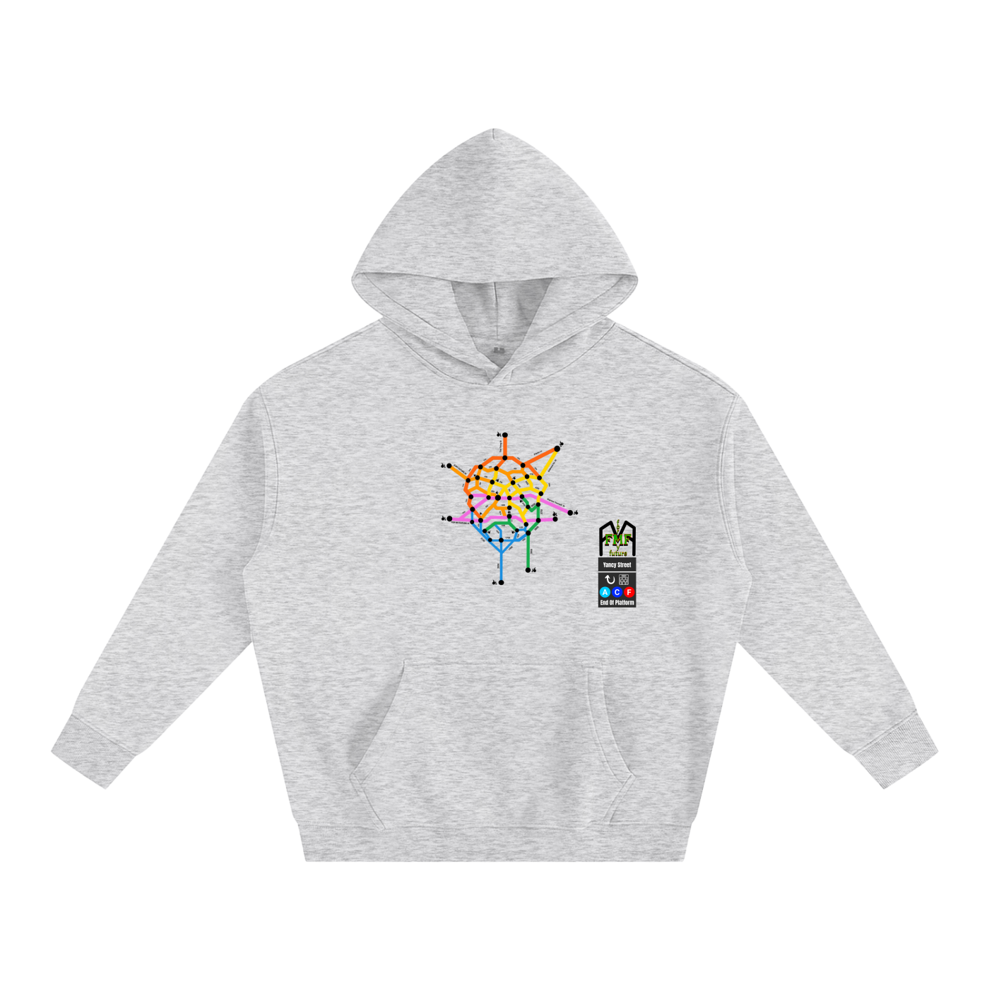“Yancy St” Oversize Fleeced Hoodie