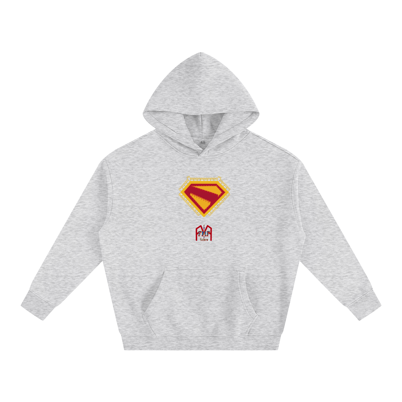 “Super-FMF” Oversize Fleeced Hoodie