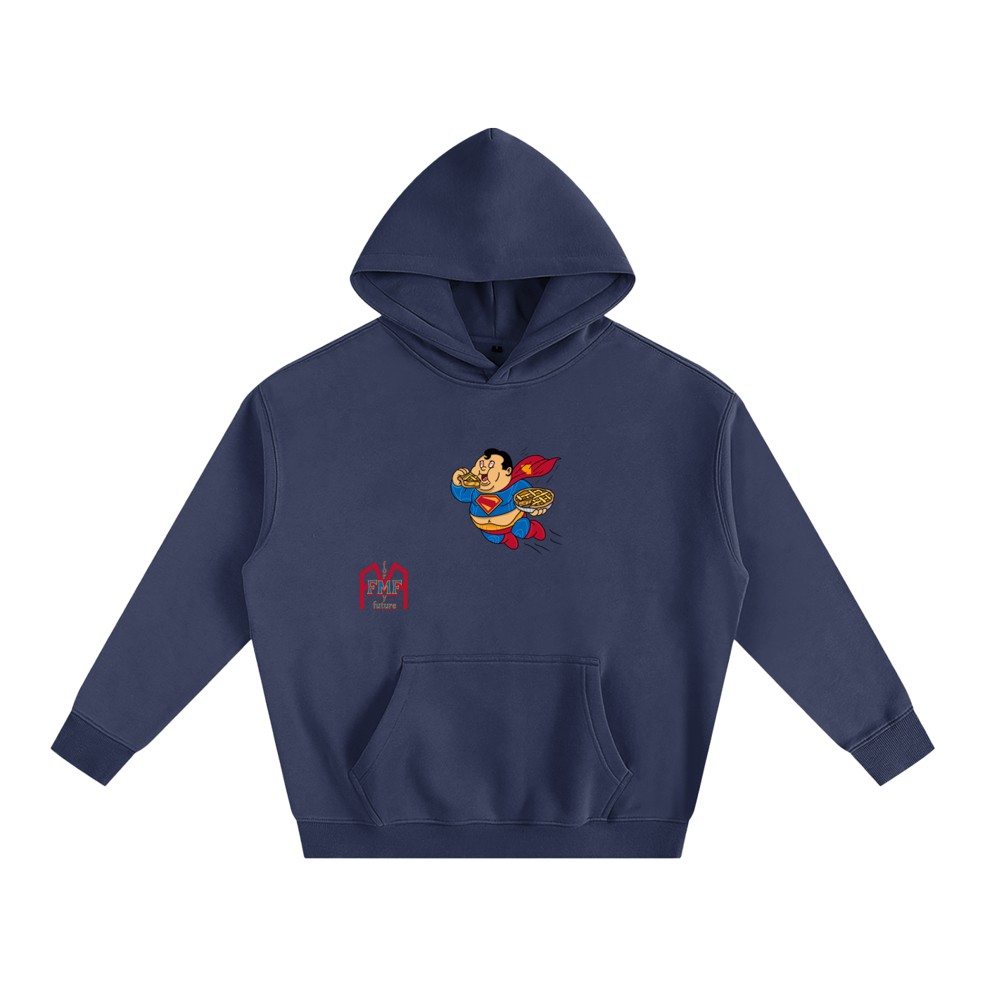 “Chunky Man” Oversize Fleeced Hoodie