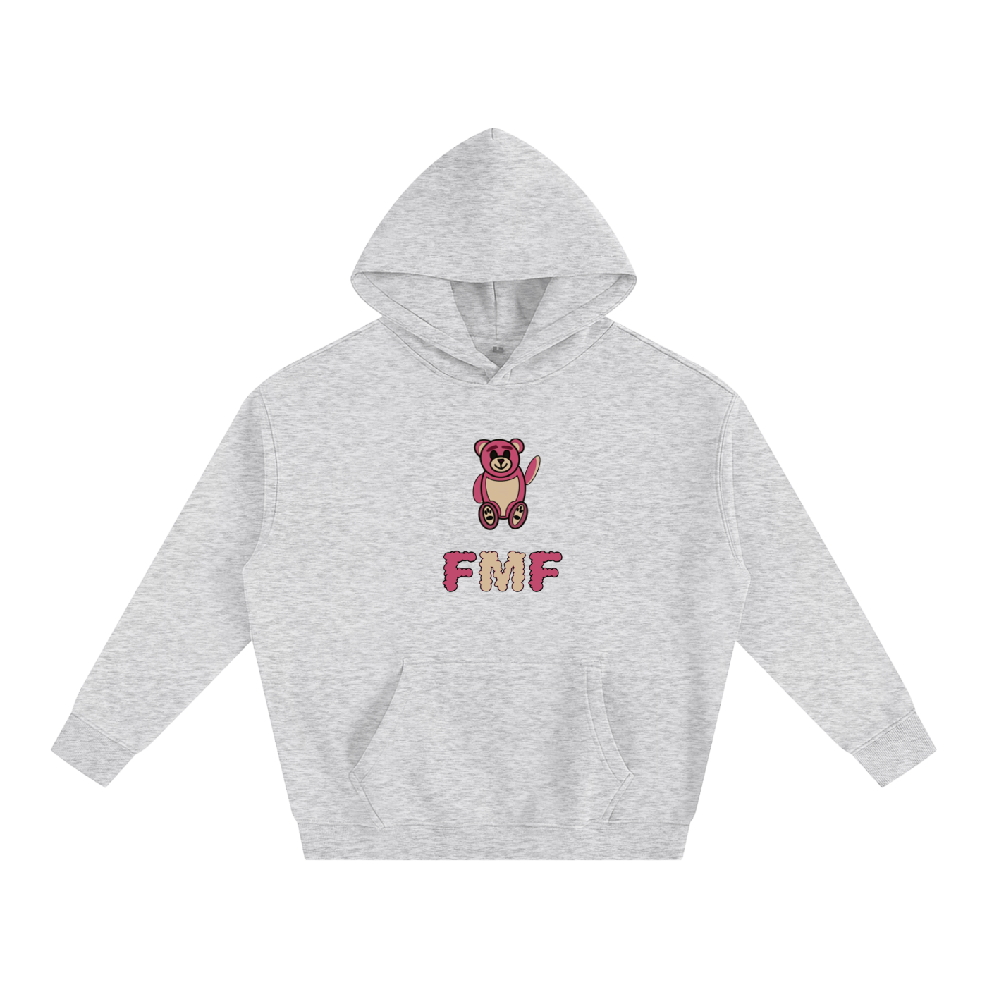 “Pink Bear” Oversize Hoodie
