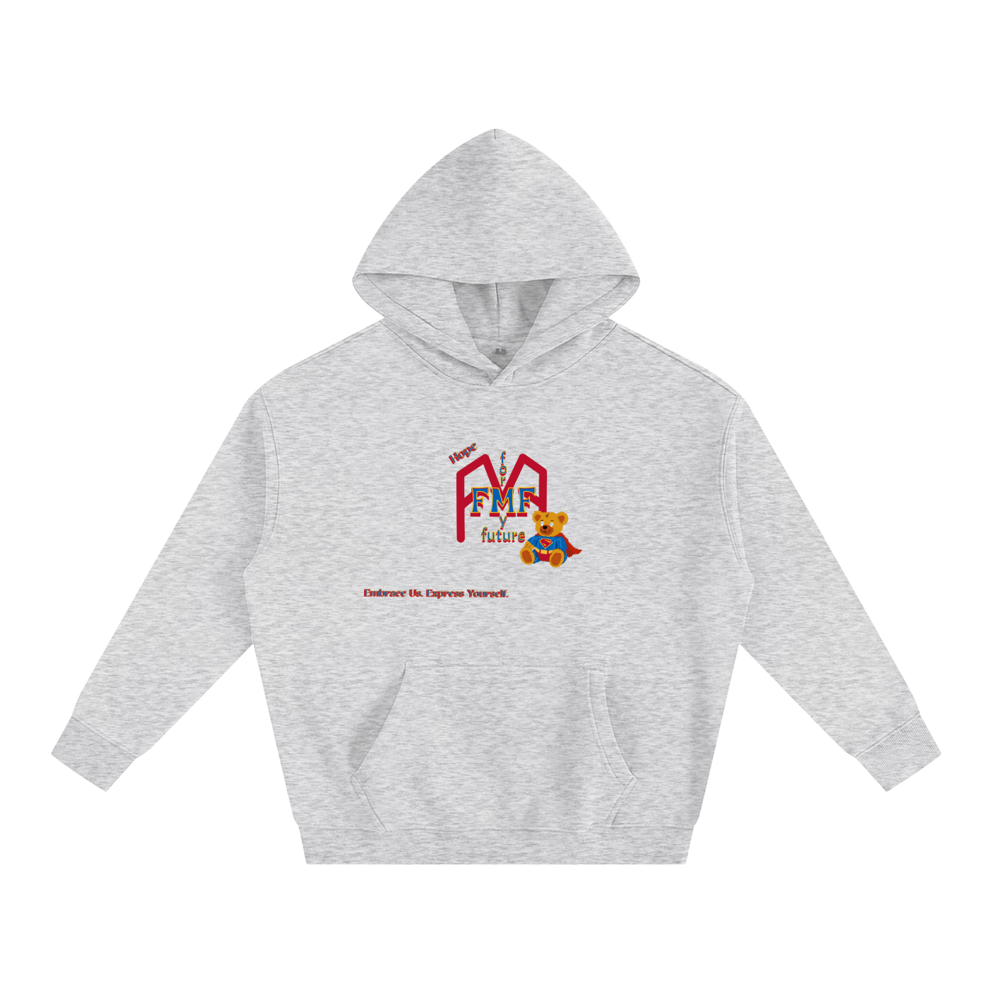 “Super Teddy” Oversize Fleeced Hoodie