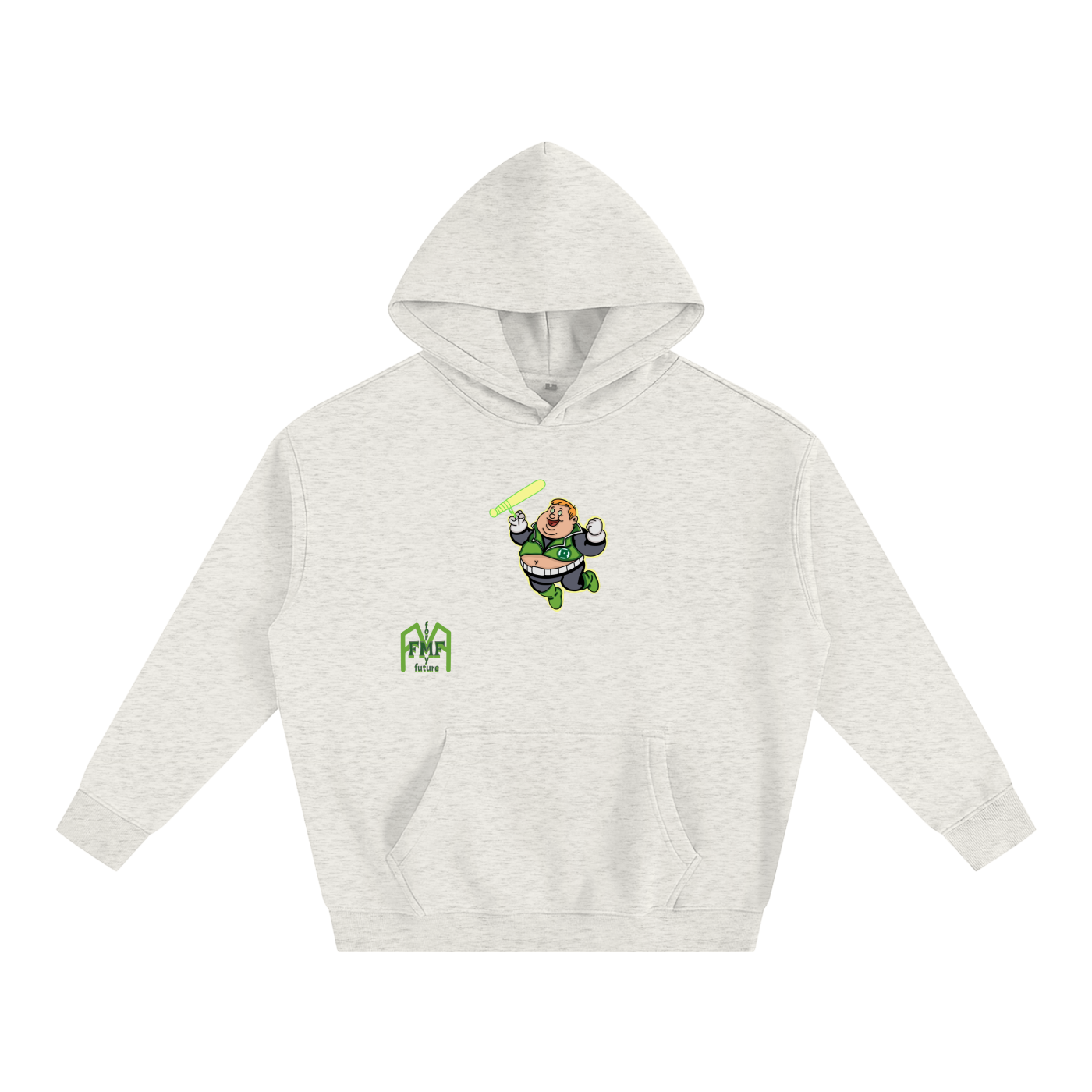 “Fat Gardener” Oversize Fleeced Hoodie