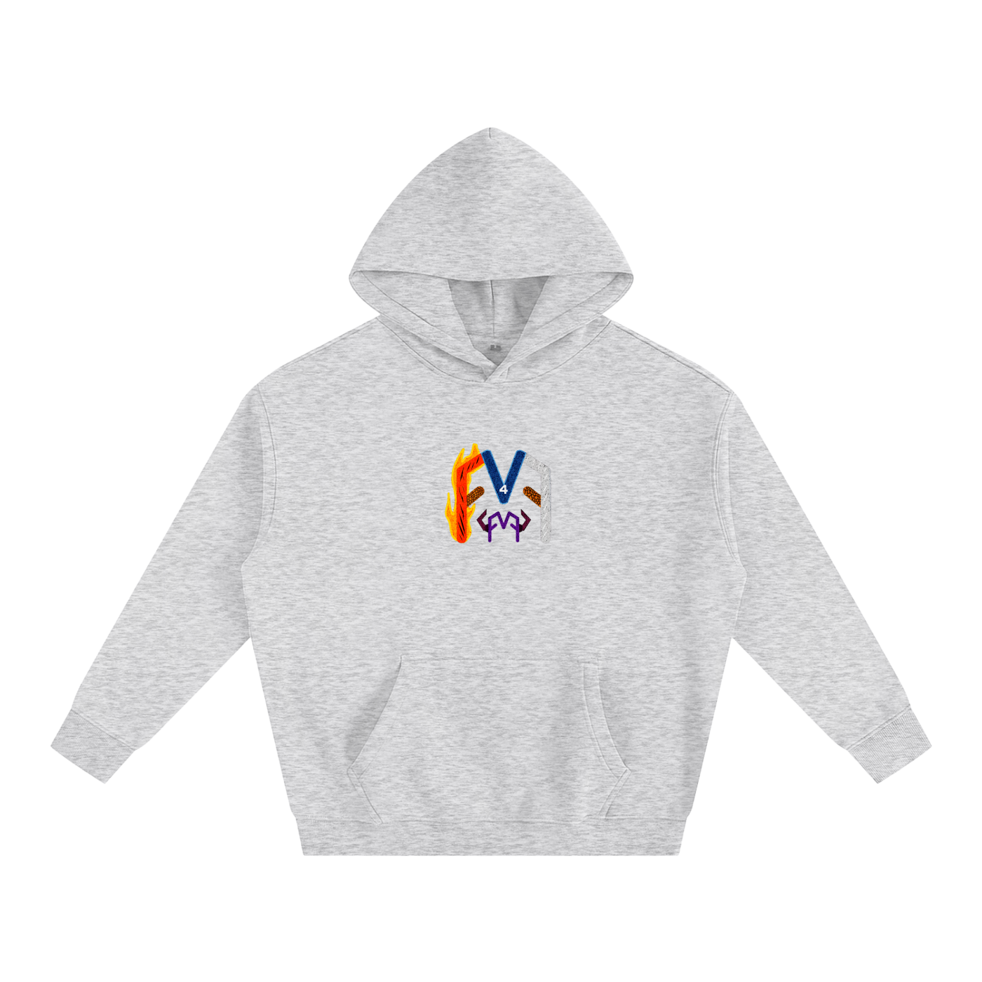 “Cosmic Rays” Oversize Fleeced Hoodie