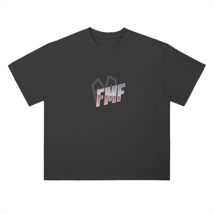 “FMF Shadows” (Silver) Drop Shoulder T-Shirt