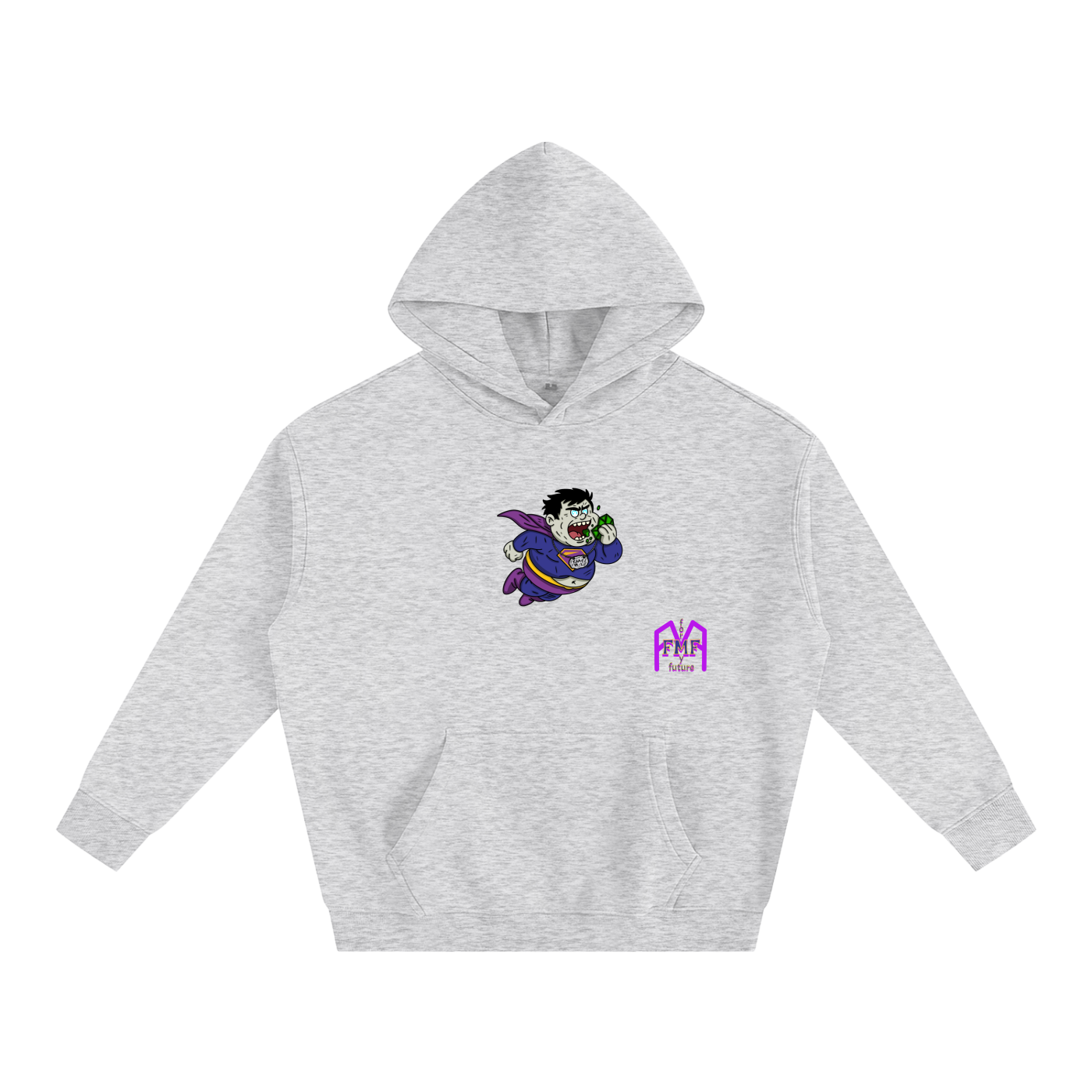 “Bizarro” Oversize Fleeced Hoodie