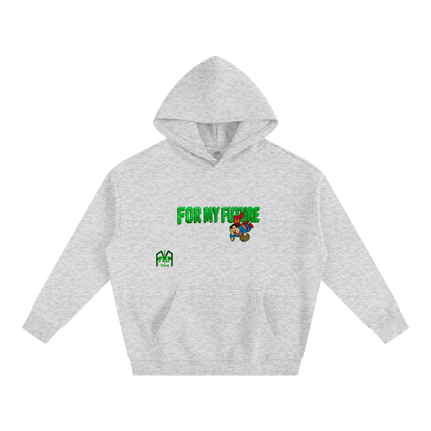 “Poisoned” Oversize Fleeced Hoodie