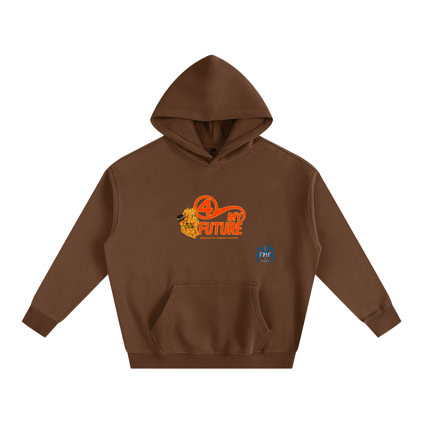 “The Human Torch” Oversize Fleeced Hoodie