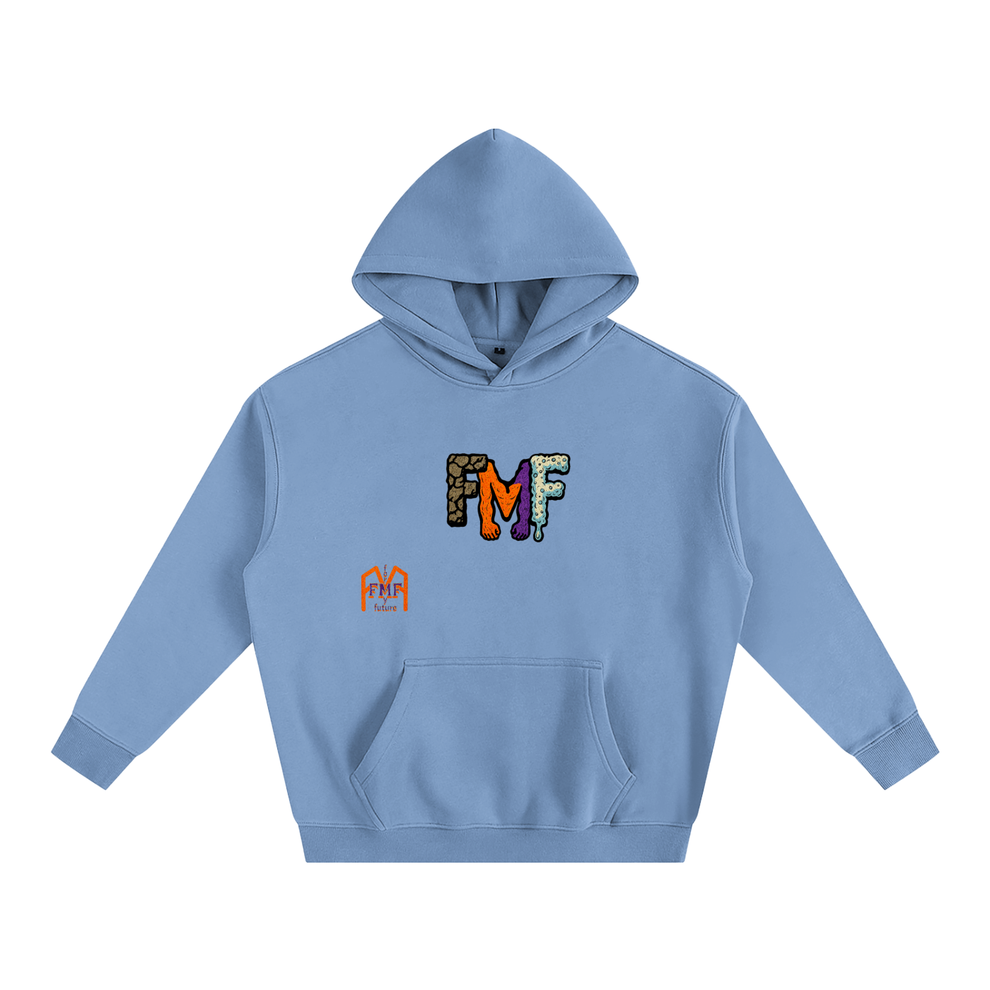 “Element Man” Oversize Fleeced Hoodie