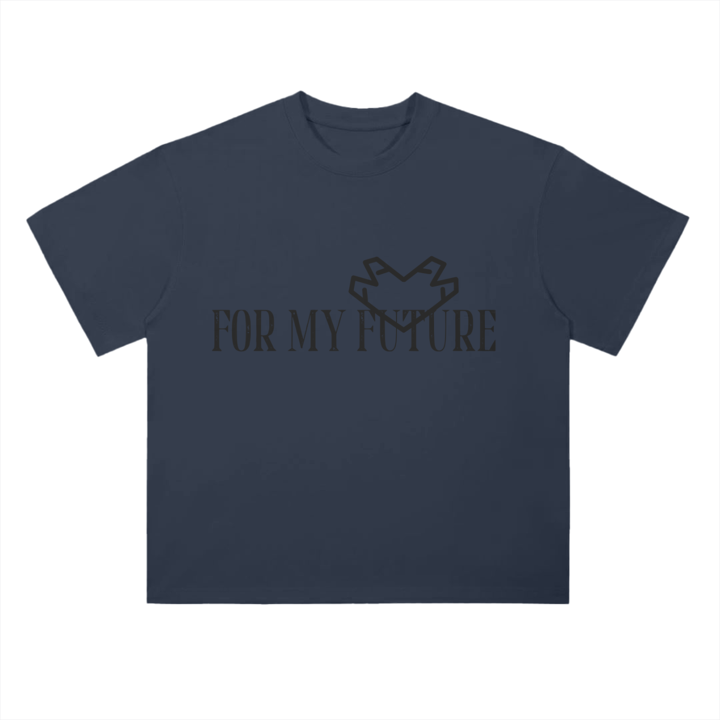 “<3” (Black) Drop Shoulder T-Shirt