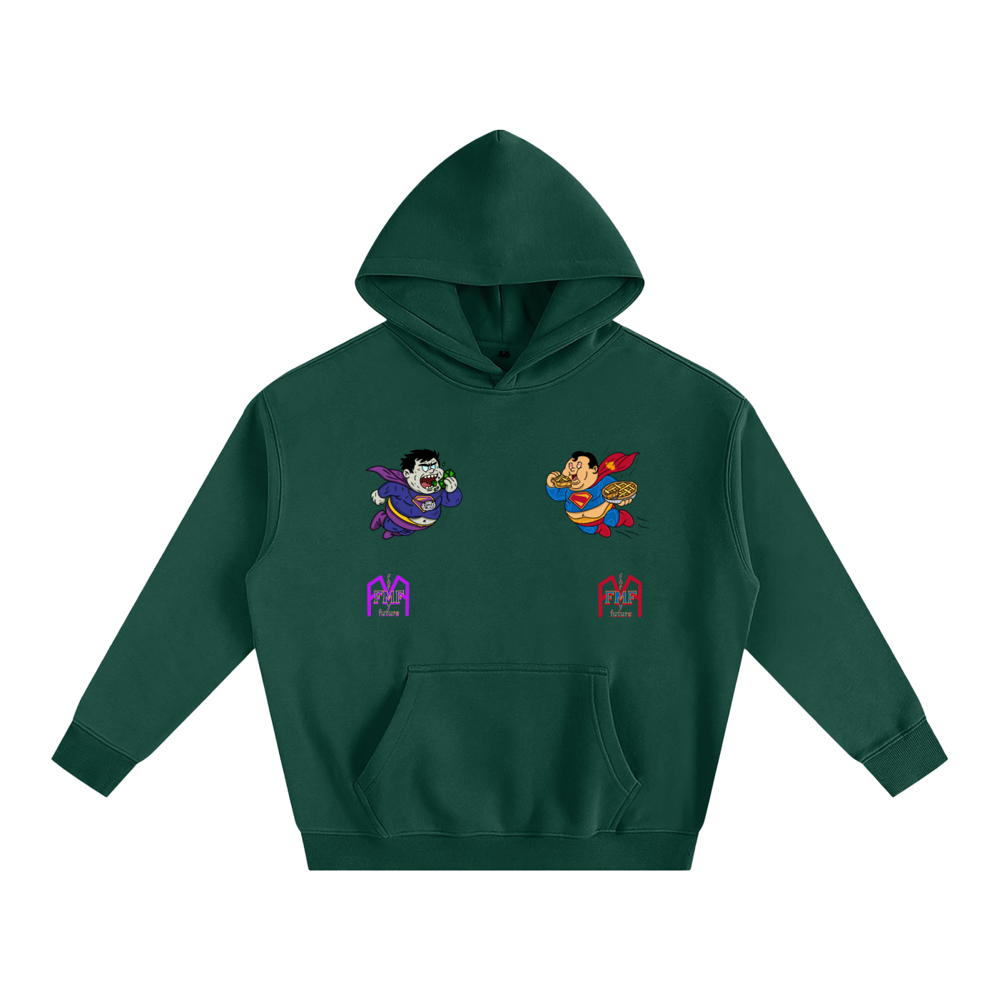 “Versus #2” Oversize Fleeced Hoodie