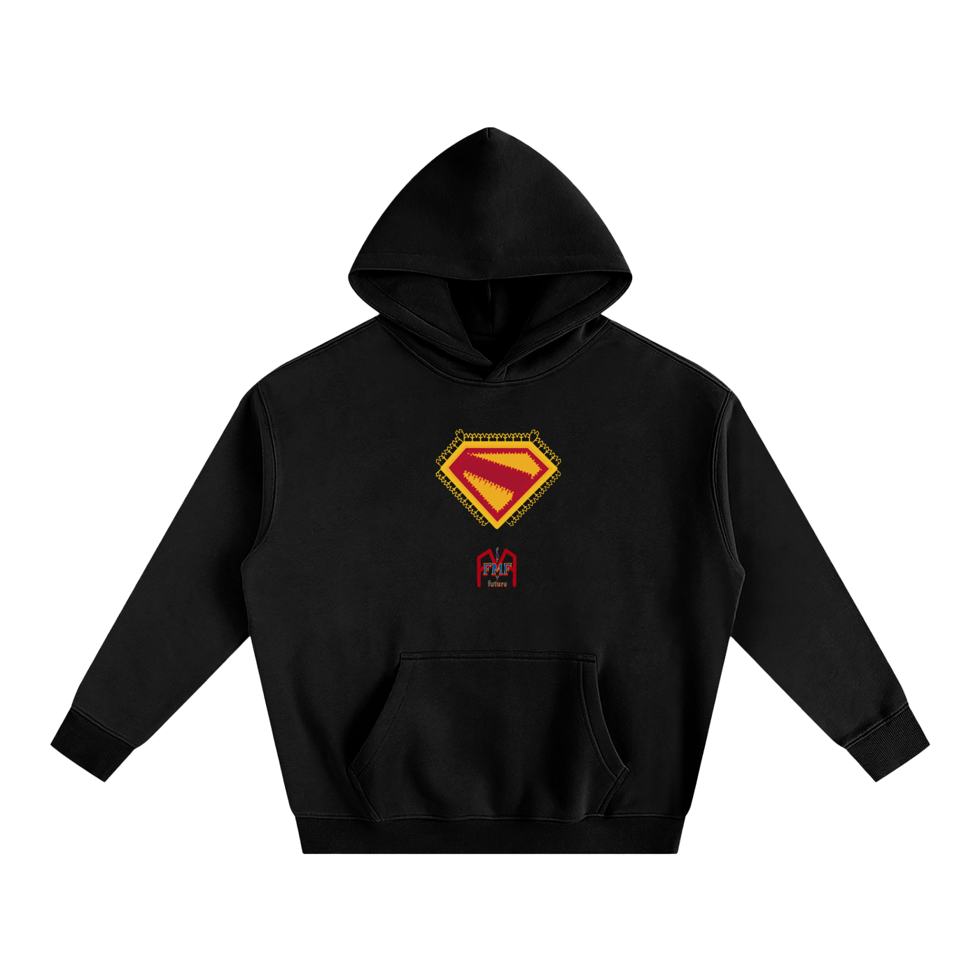 “Super-FMF” Oversize Fleeced Hoodie