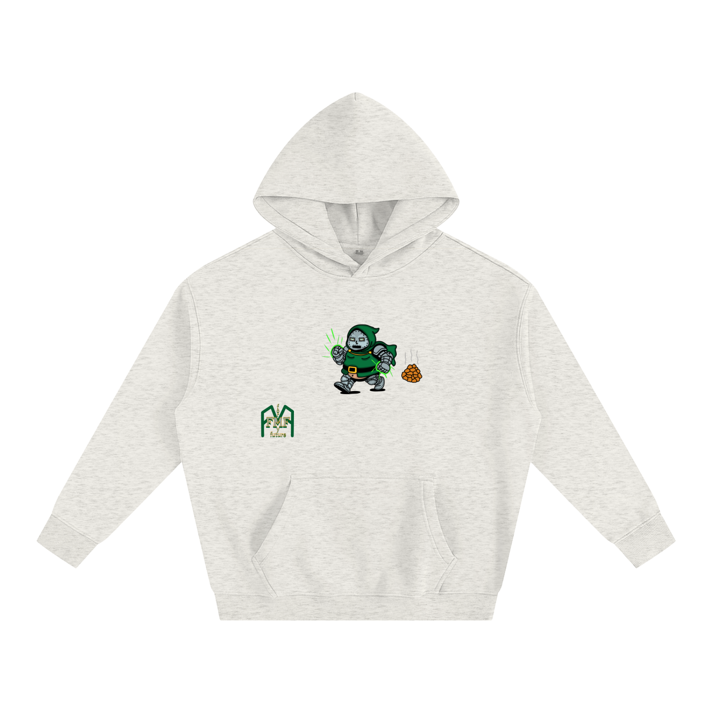 “Doctor Feast” Oversize Fleeced Hoodie