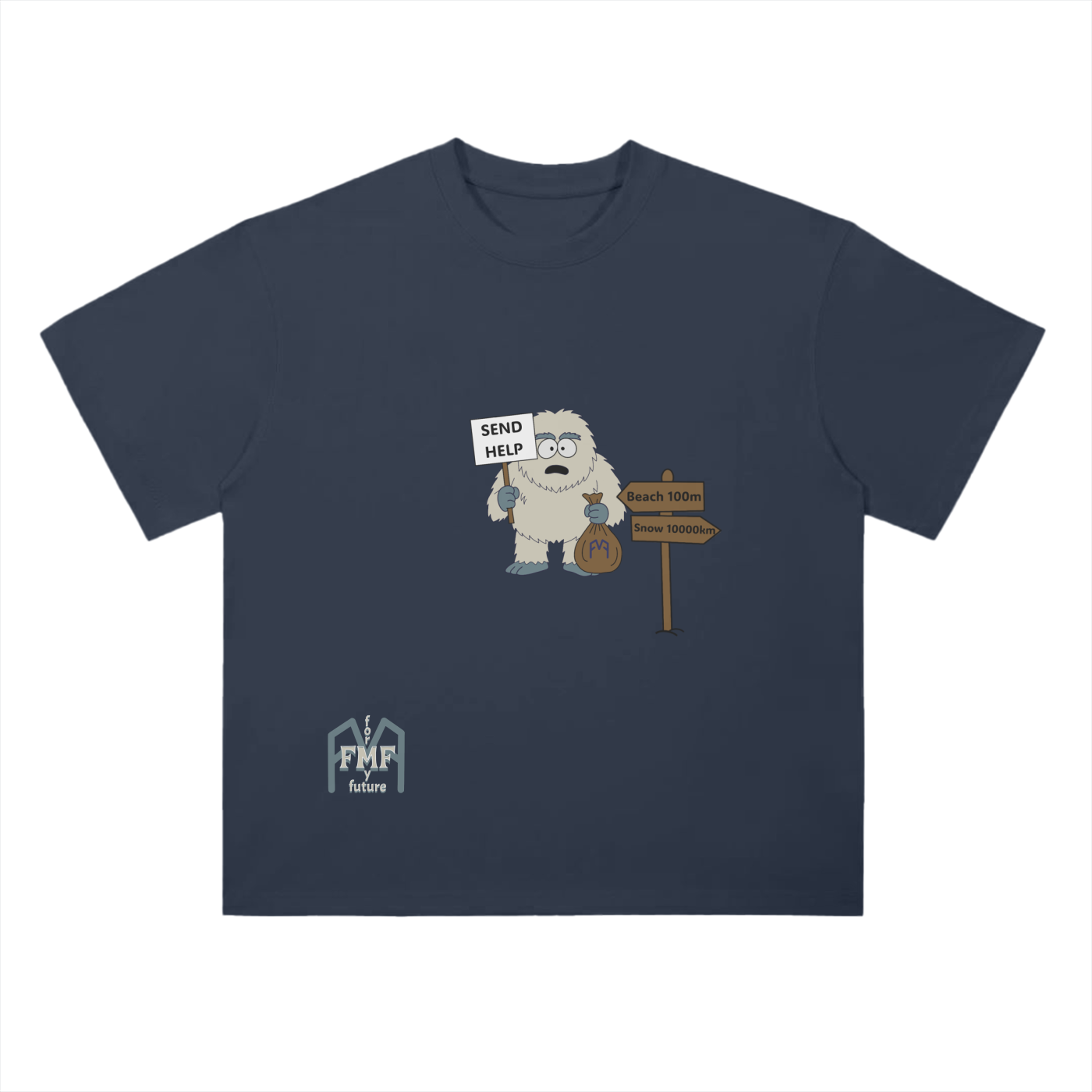 “Send Help” Drop Shoulder T-Shirt