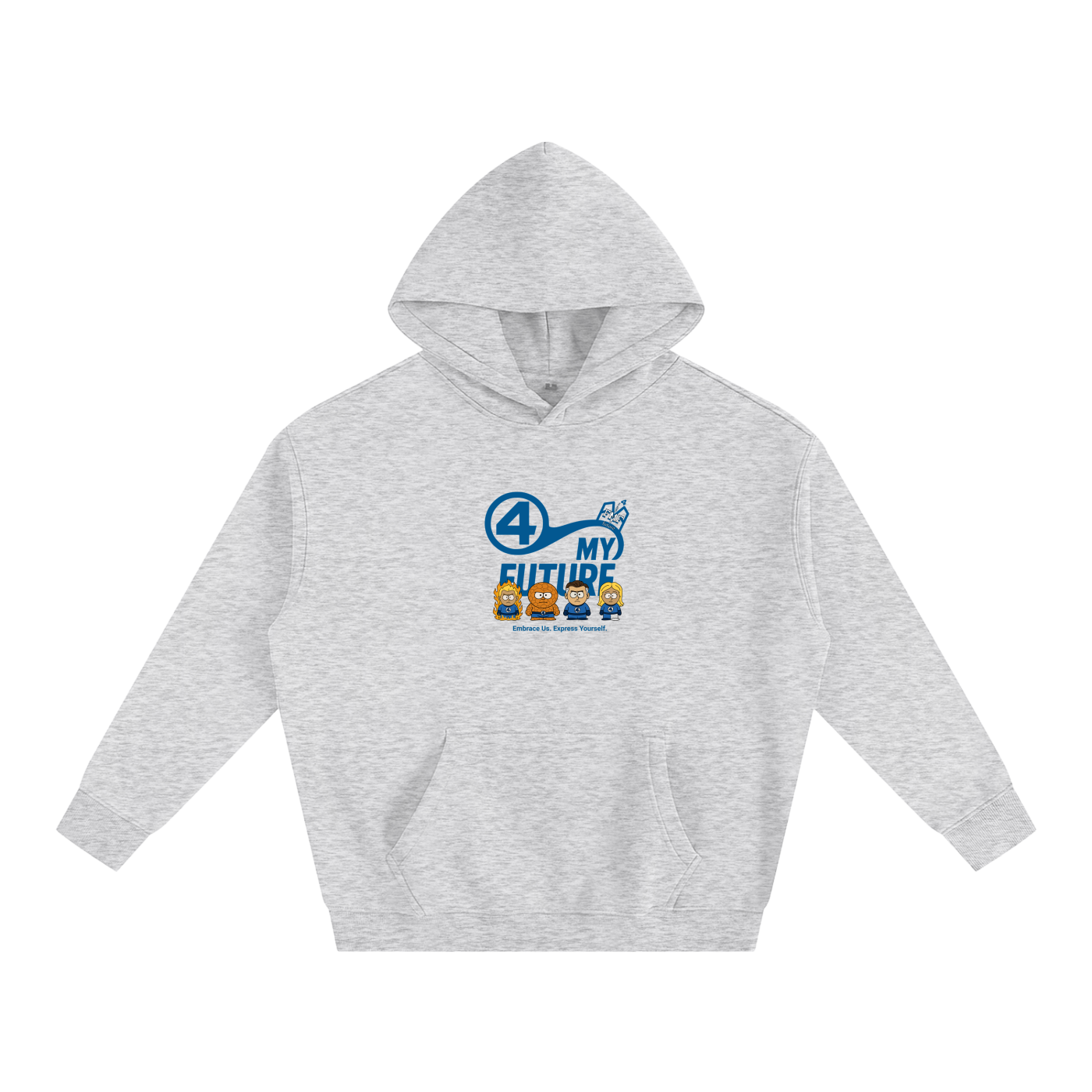 “Fantastic Four” Oversize Fleeced Hoodie